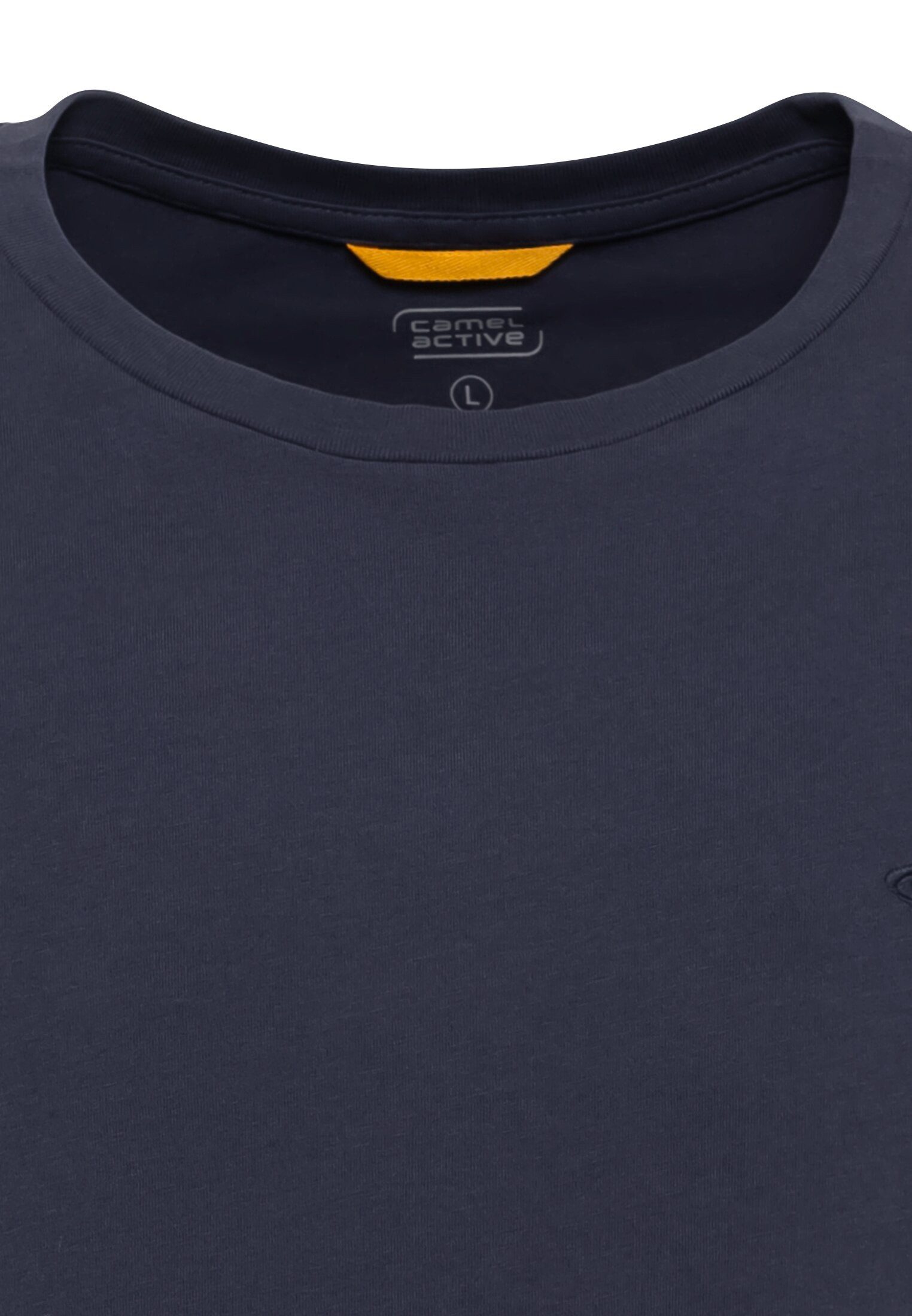 camel active T-Shirt mit Rundhalsausschnitt