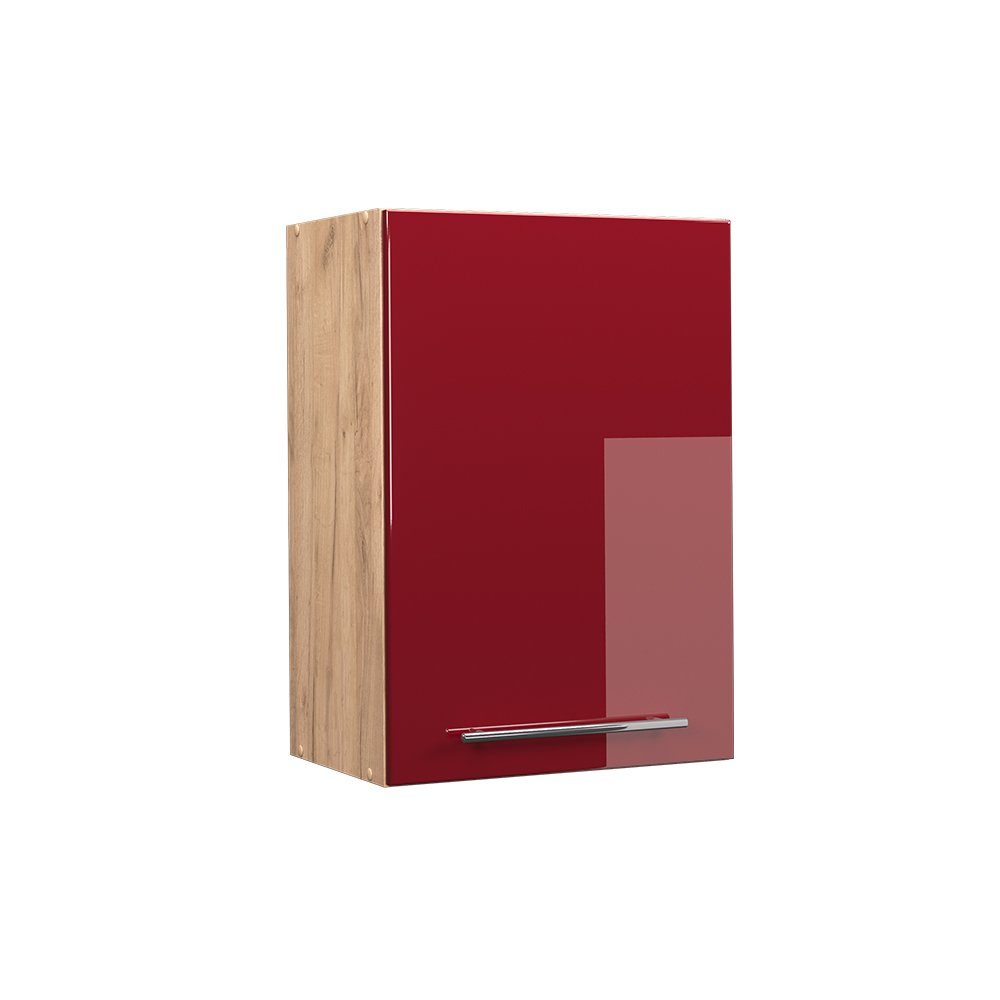 Vicco Hängeschrank Fame-Line, Bordeaux Hochglanz/Goldkraft Eiche, günstig online kaufen
