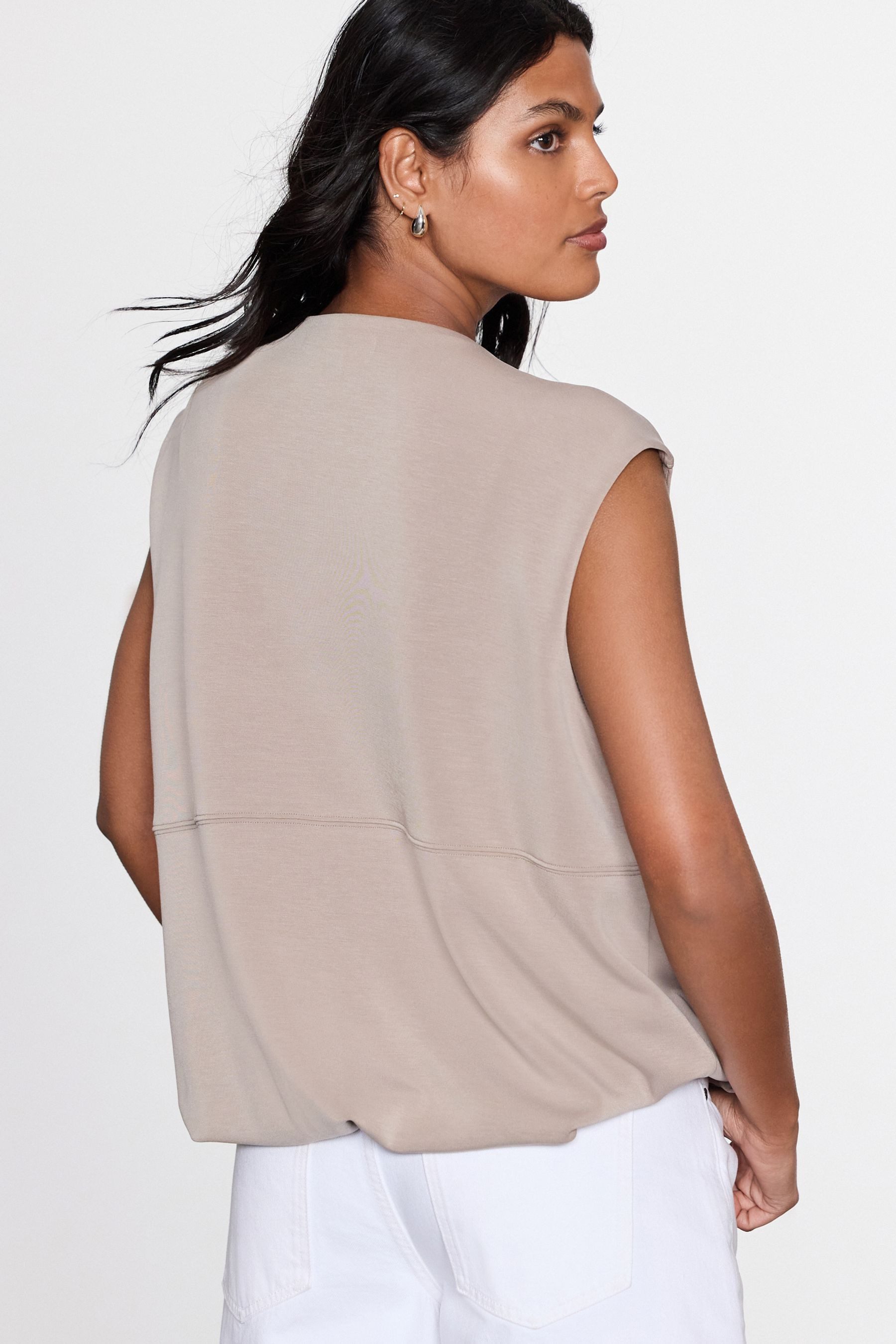 Next Shirtweste Weiche Weste mit Ballonsaum (1-tlg) günstig online kaufen