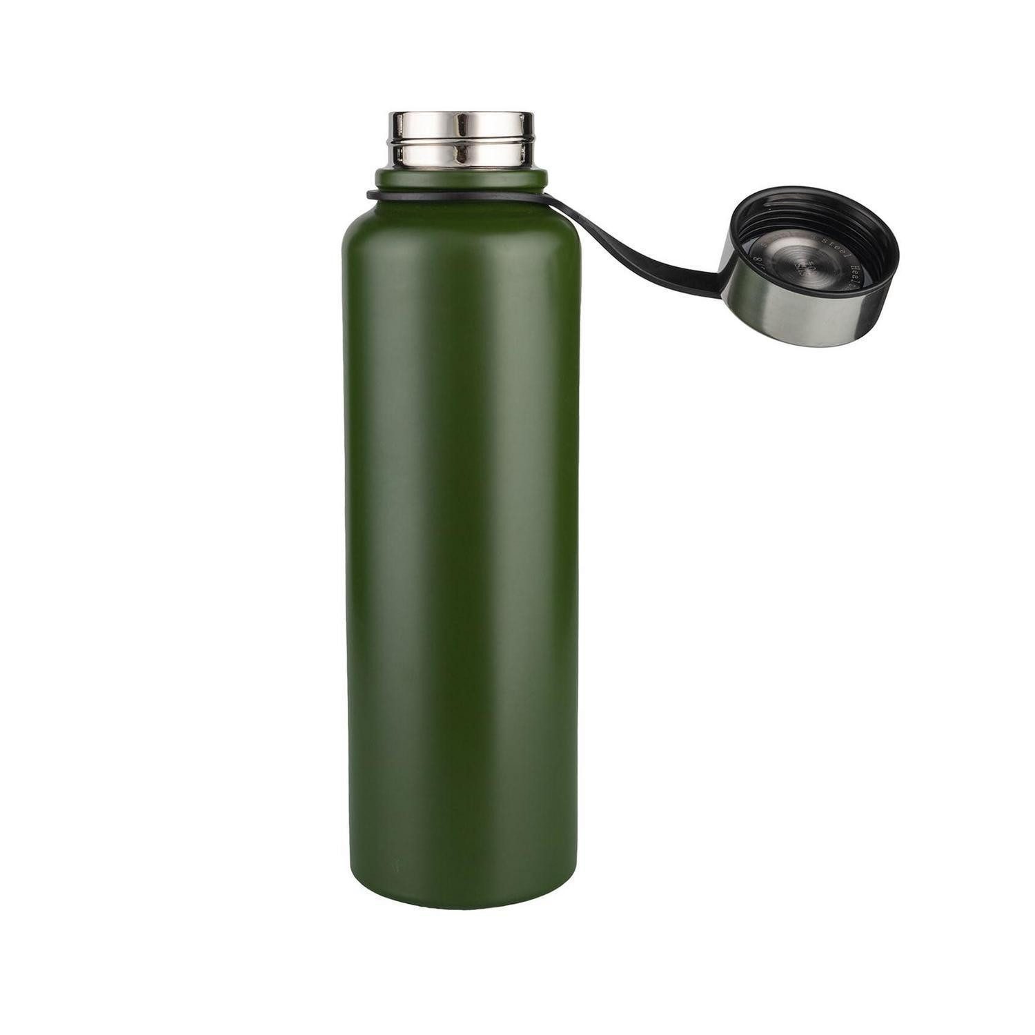 LuxusKollektion Thermoflasche Metall Wasserflasche 1,5l Grün