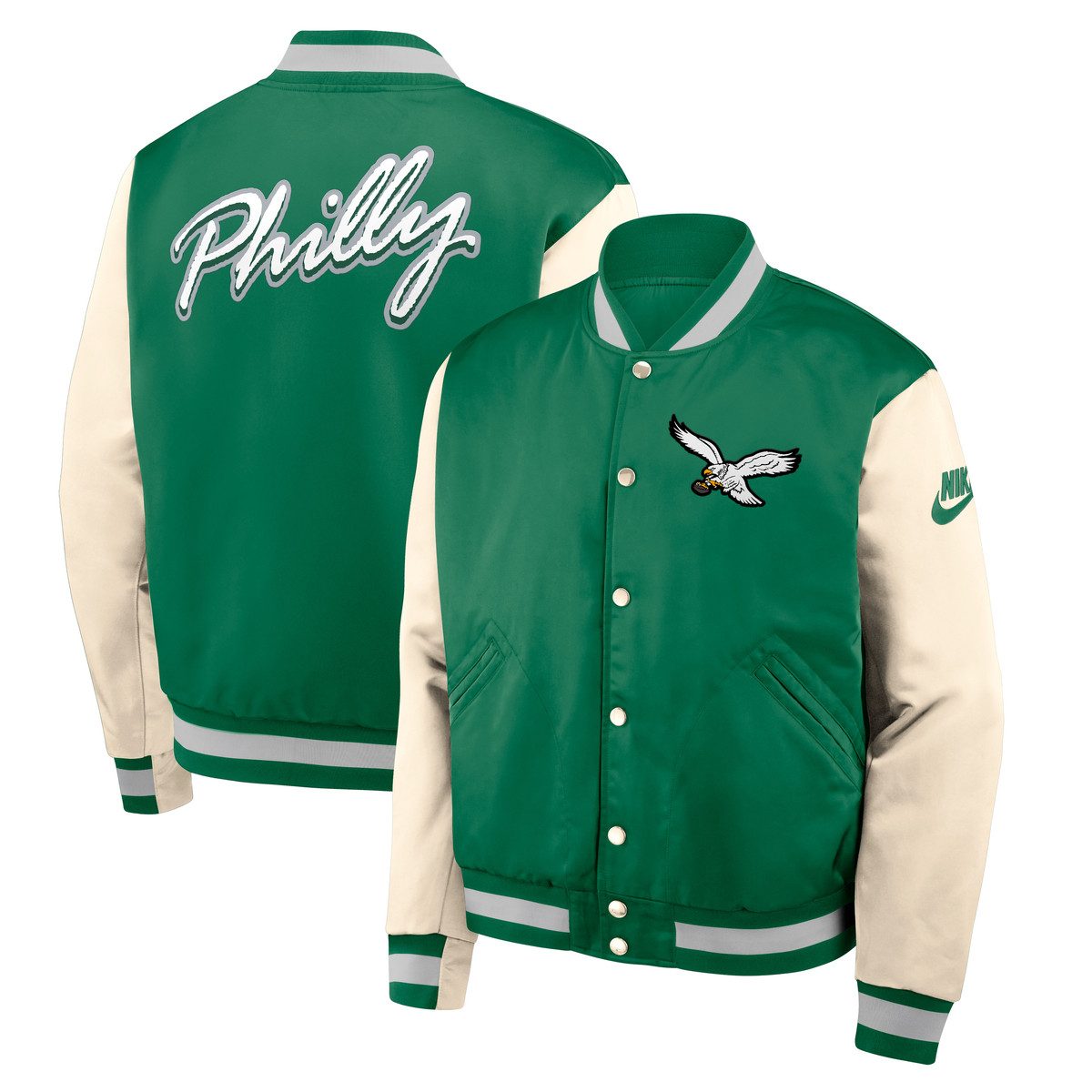 Nike Bomberjacke Nike Collegejacke Philadelphia Eagles Nike Legacy Bomber Jacket