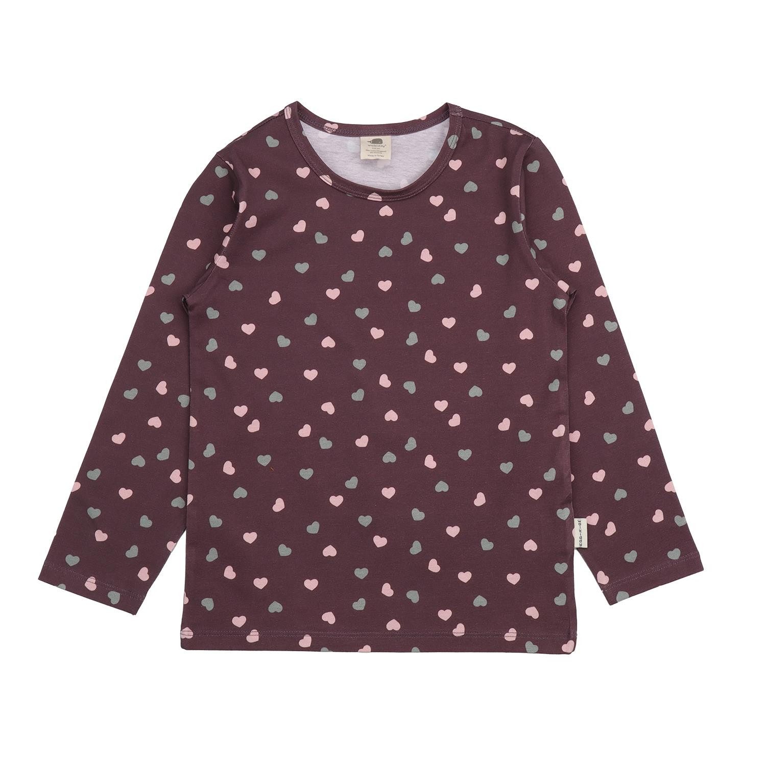 Langarmshirt Walkiddy mit Katzemotiv aus Bio Baumwolle