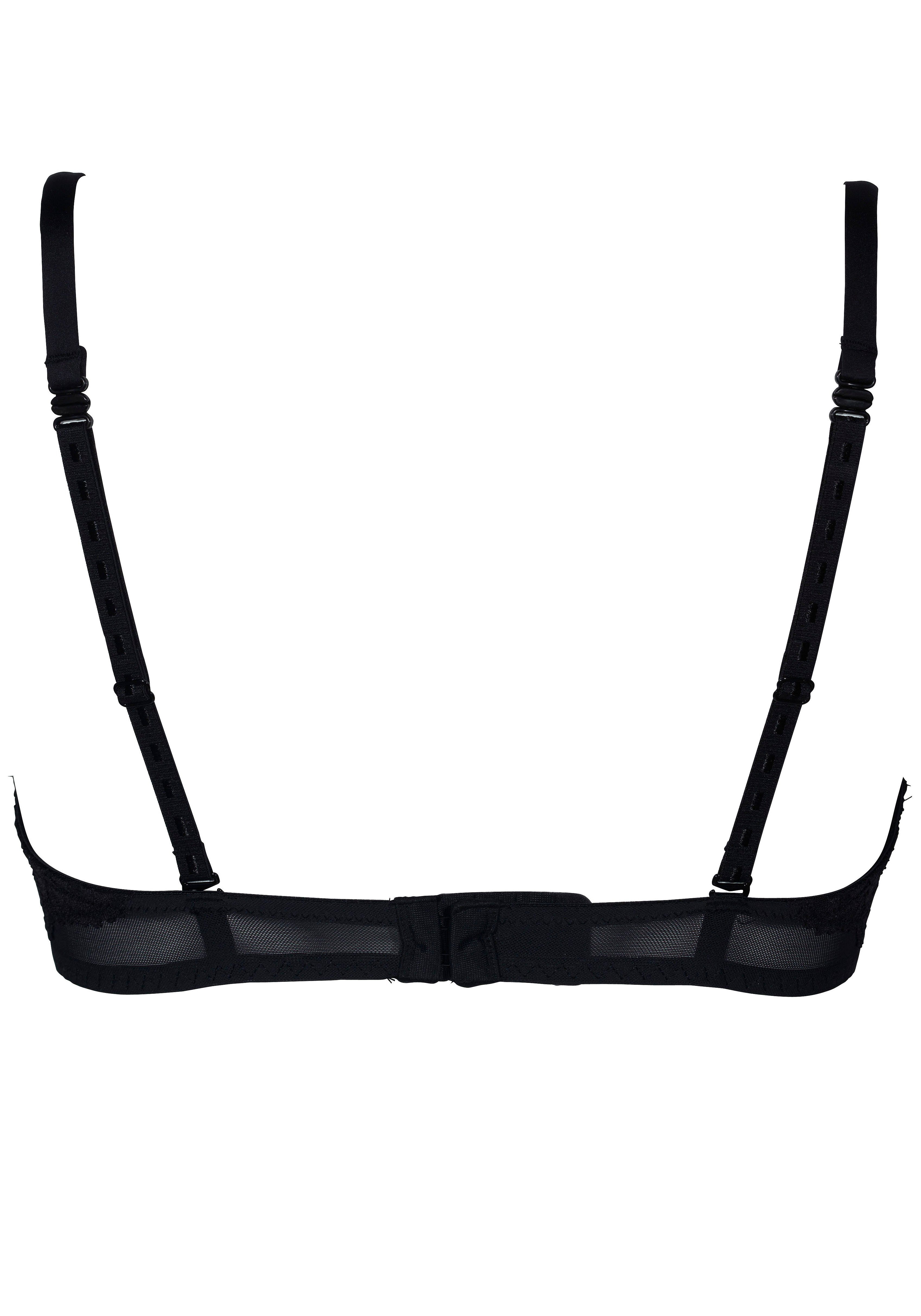 After Eden T-Shirt-BH JILL mit Schale, mit Bügel, verstellbare Träger, mit Spitze, feminin