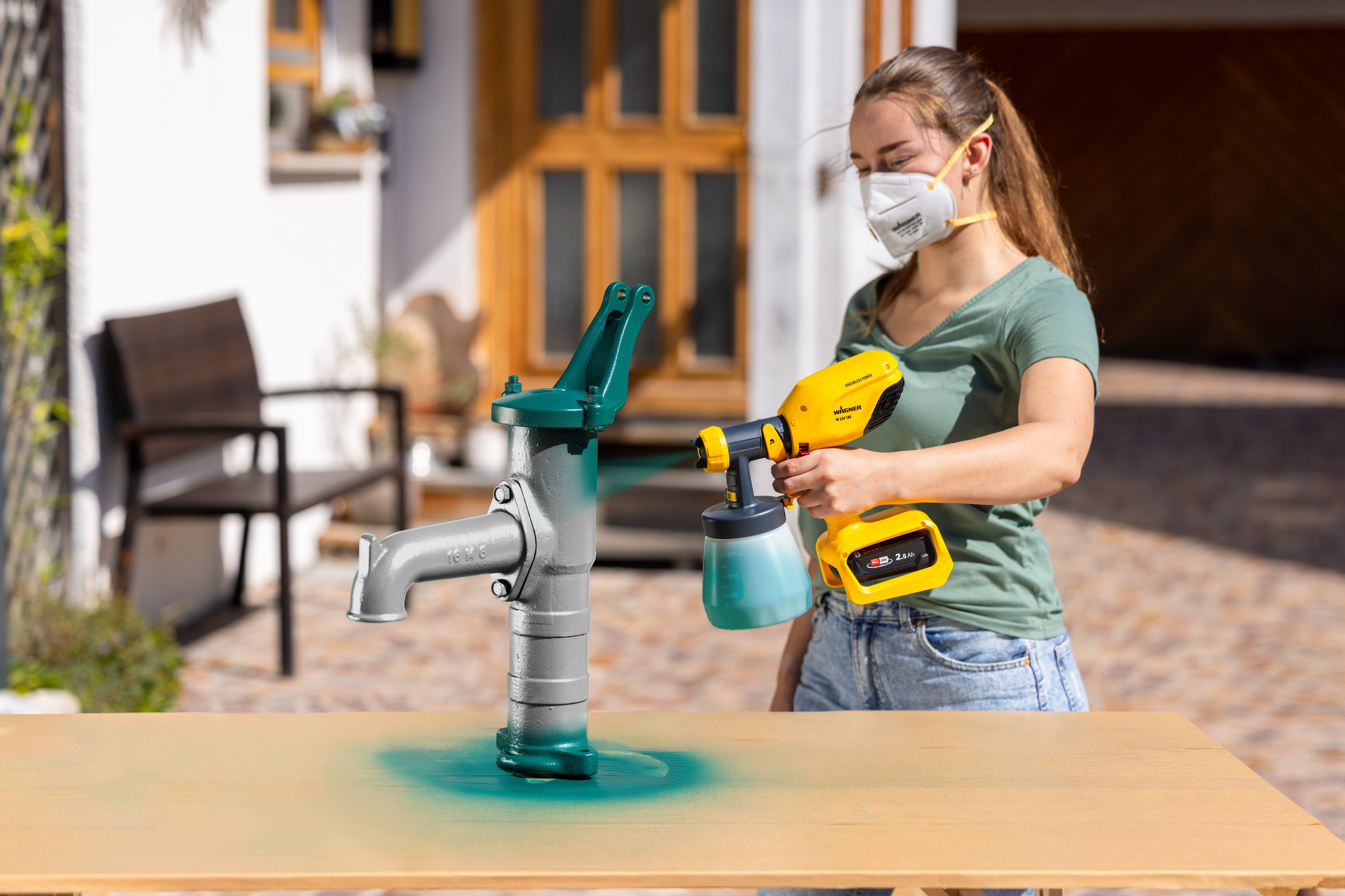 WAGNER Farbsprühgerät, ohne Akku und Ladegerät