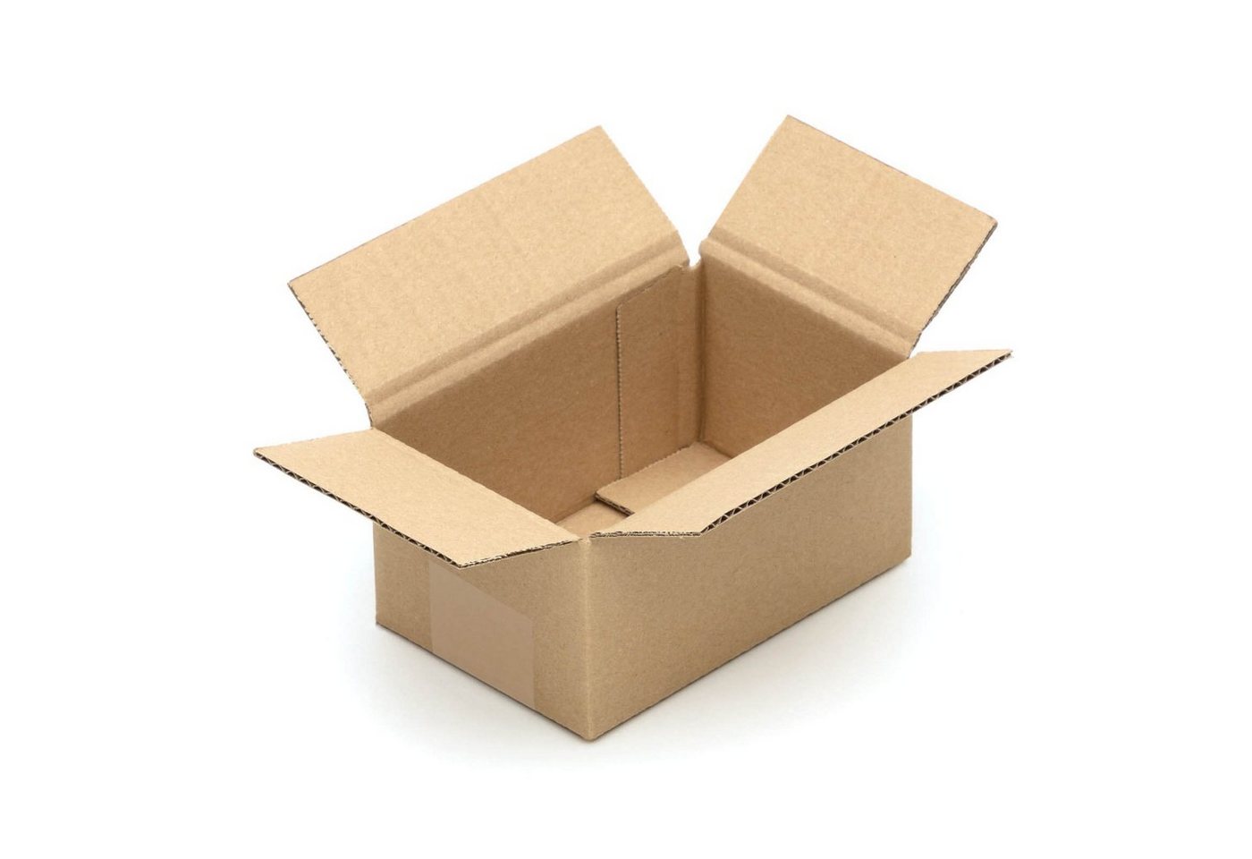 Thumbnail - KK Verpackungen Versandkarton, Faltkartons 150 x 100 x 80 mm Postversand Warenversand Wellpappkarton