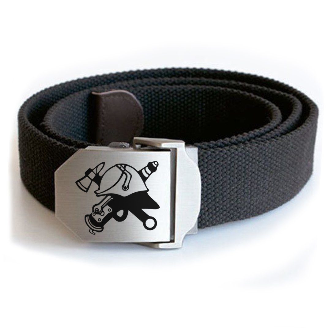 Lasernauten Stoffgürtel Workwear Koppelgürtel Gürtel Feuerwehr Helm Gravur günstig online kaufen