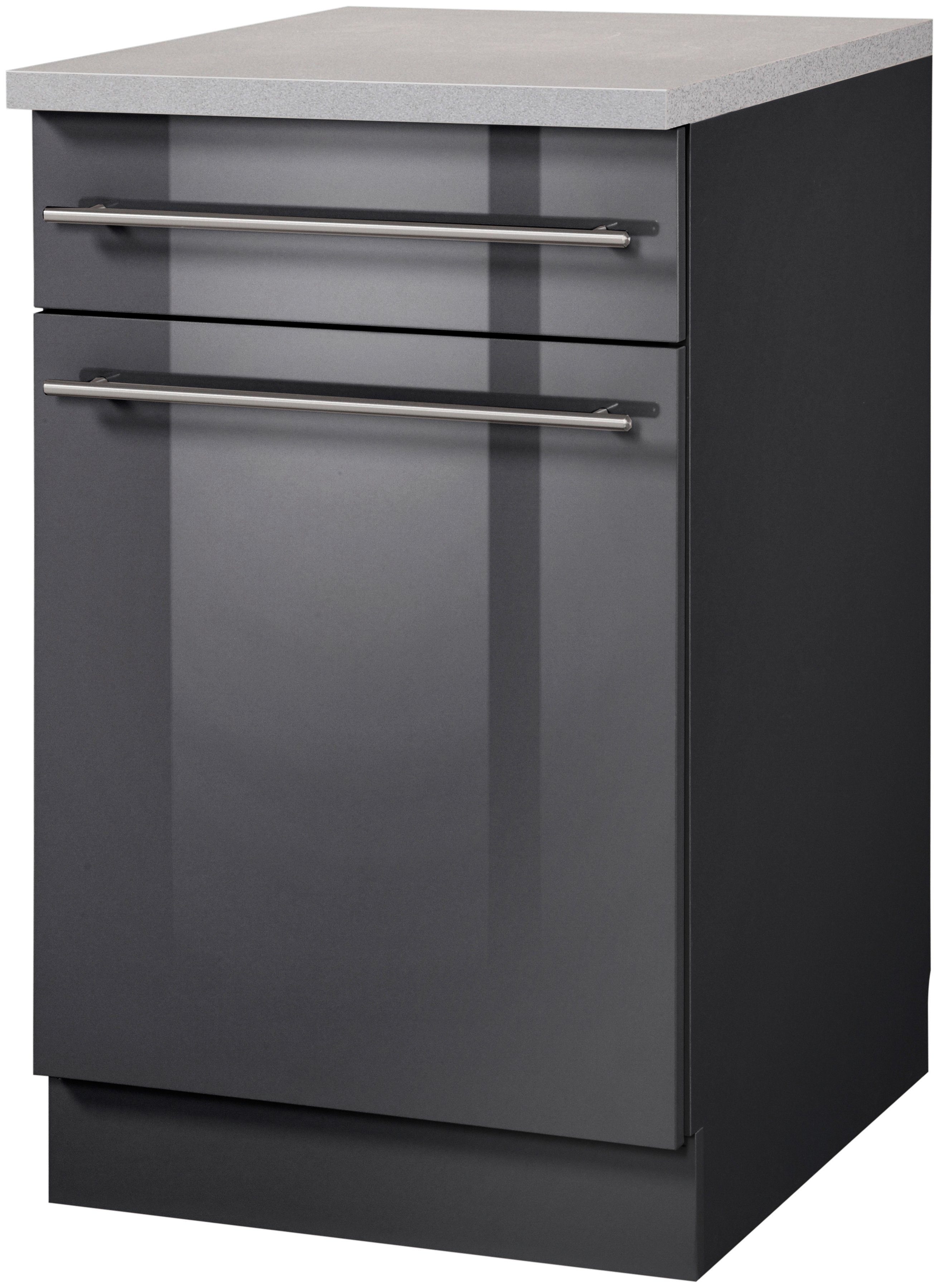 wiho Кухни Unterschrank Chicago 40 cm breit, 1 Schubkasten und 1 Tür