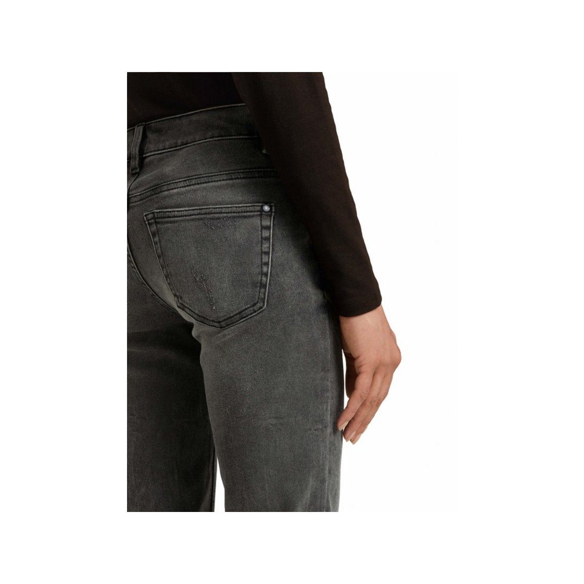 TAILOR schwarz regular Regular-fit-Jeans (1-tlg) TOM