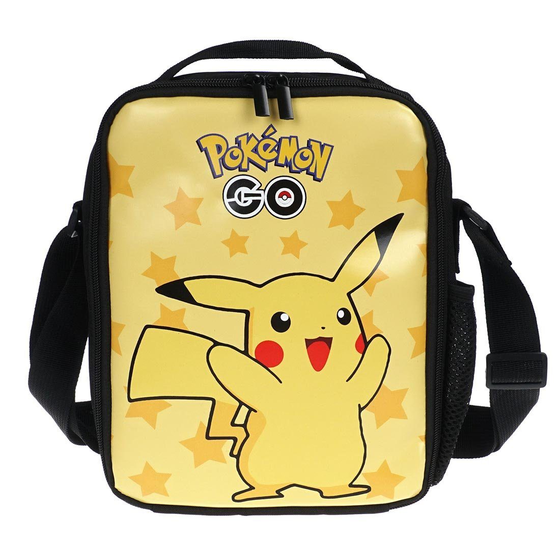 GalaxyCat Umhängetasche Pokemon Kinder Lunch Tasche, Isolierte Lunchbag mit Pikachu, 21x26x6, Kinder Lunch Tasche mit Pikachu