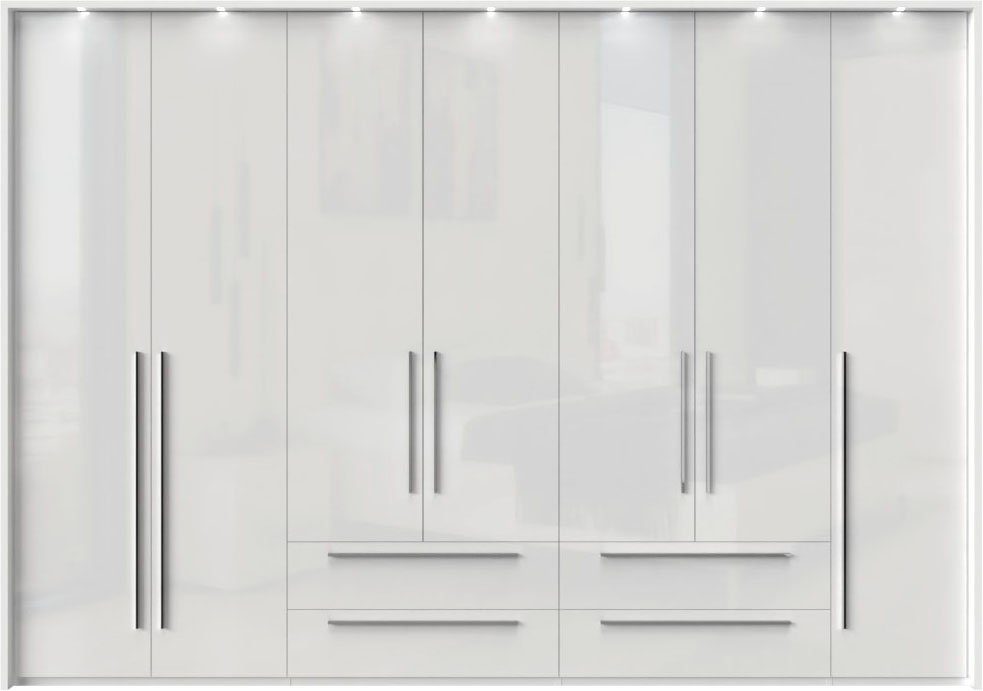 Places of Style Drehtürenschrank Piano, inklusive Rahmen und Beleuchtung, s günstig online kaufen