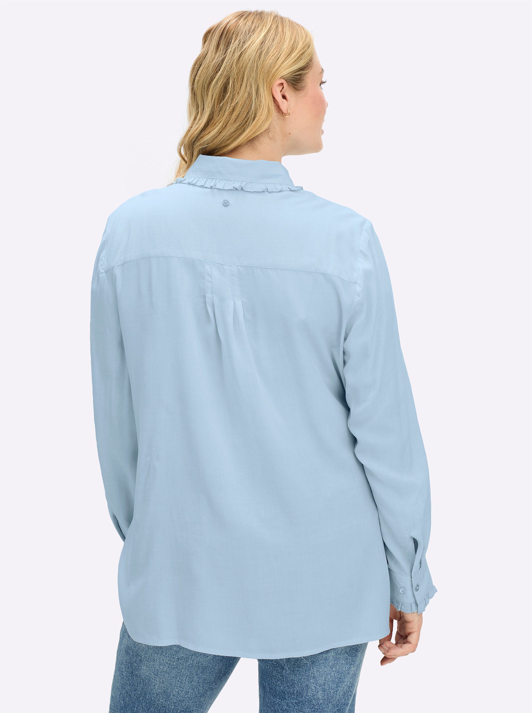 Sheego Klassische Bluse Hemdbluse günstig online kaufen