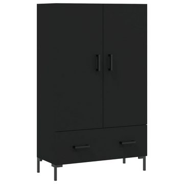 furnicato Sideboard Highboard Schwarz 69,5x31x115 cm Holzwerkstoff