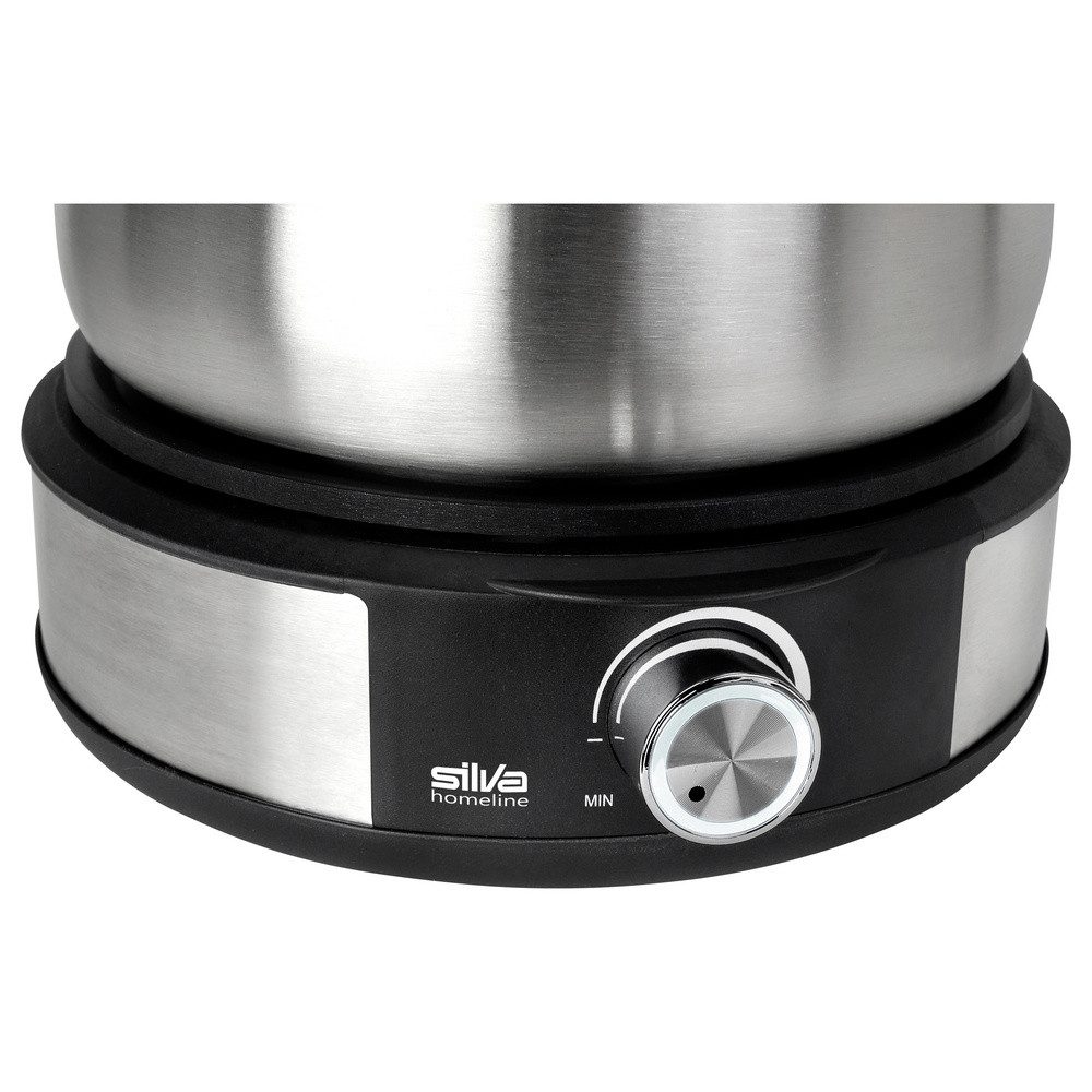 Silva Fondue Silva PK-F 140 Fondue 1500 W Überhitzungsschutz, 8 Fonduegabeln Schwar, 1.40 l