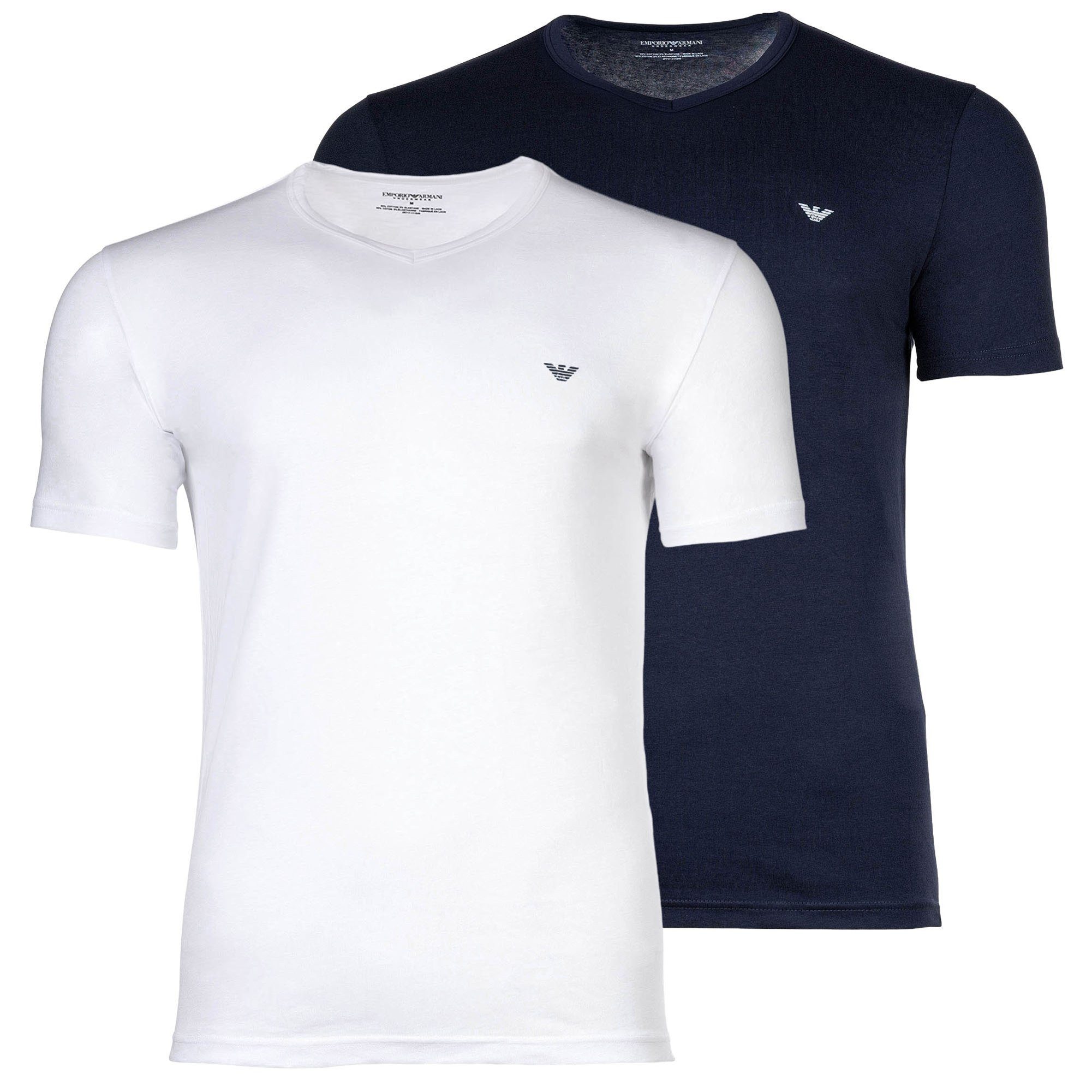 T-Shirt Herren T-Shirt 2er Pack Baumwolle CORE LOGOBAND