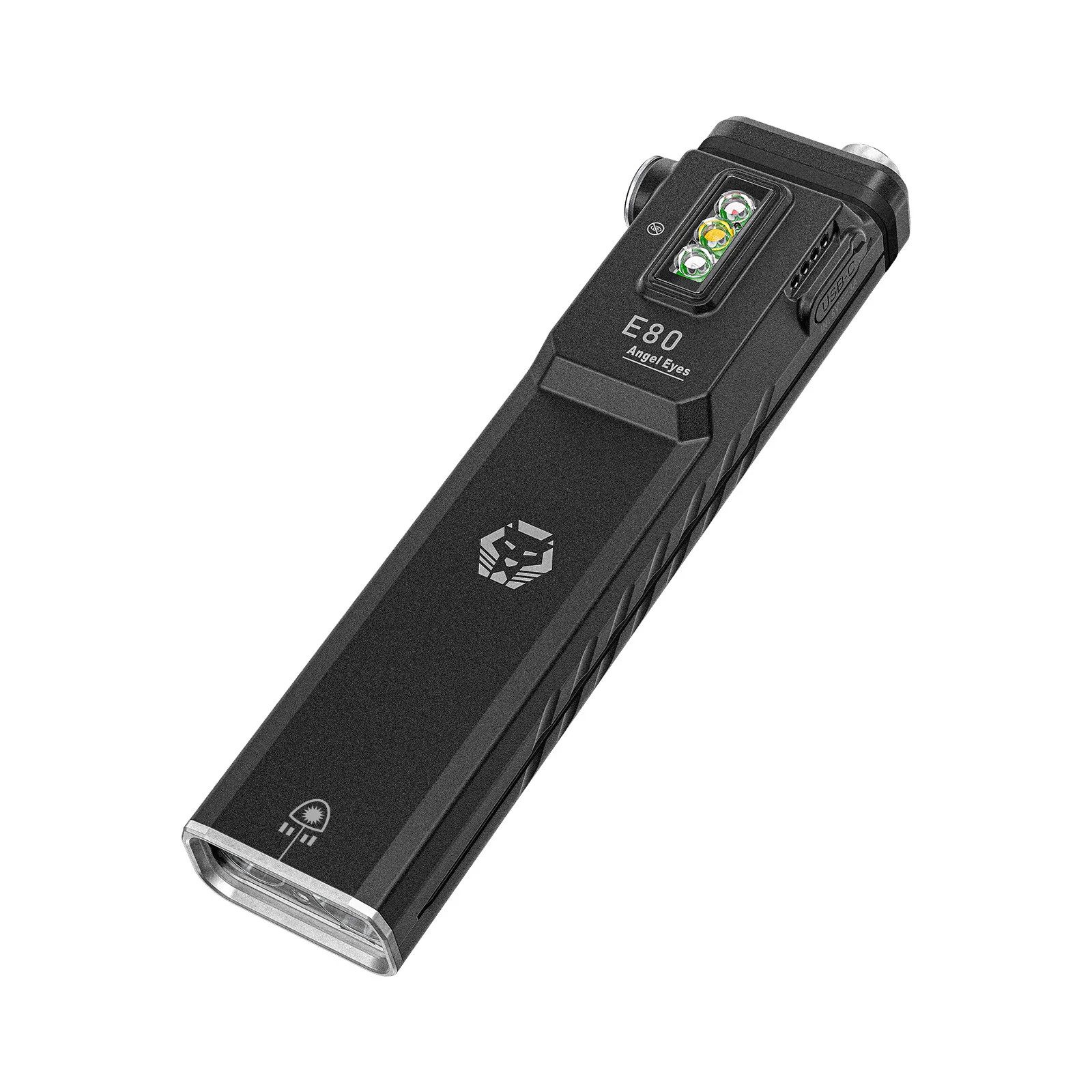 RovyVon LED Taschenlampe Aurora E80 1500 Lumen EDC UV und green Laser LED Taschenlampe (1-St)