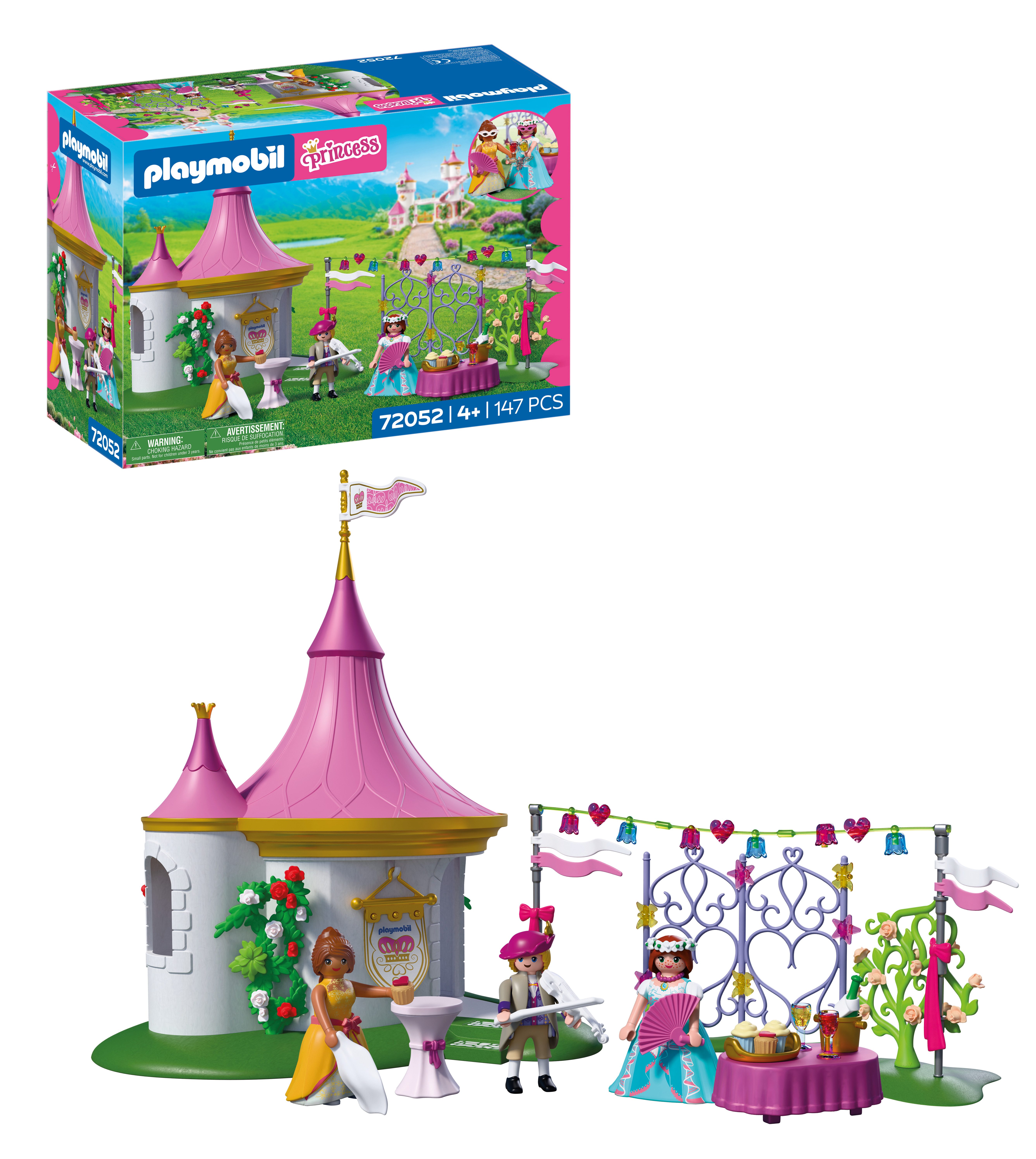 Playmobil® Maskenball im Pavillon (72052), Princess Konstruktions-Spielset, (147 St), Made in Europe