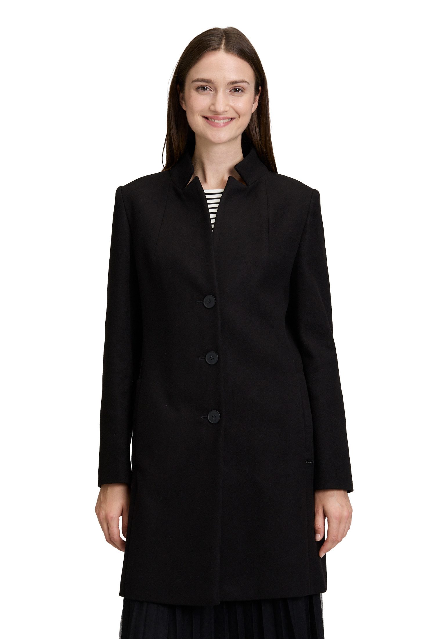 Betty&Co Wintermantel Damen Blazermantel mit Knöpfen günstig online kaufen