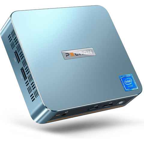 PELADN mit Intel 11.Generation (bis zu 2,9 GHz) Mini-PC (Intel Celeron, N5095, 16 GB RAM, 512 GB SSD, Bluetooth 4.2, HDMI2.0,& WiFi 2,4G/5,0G WLAN für Business-Anwendungen)