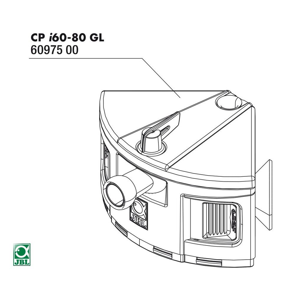 Aquarienpumpe Ersatzteil CP i_gl 60/80 Pumpenkopf