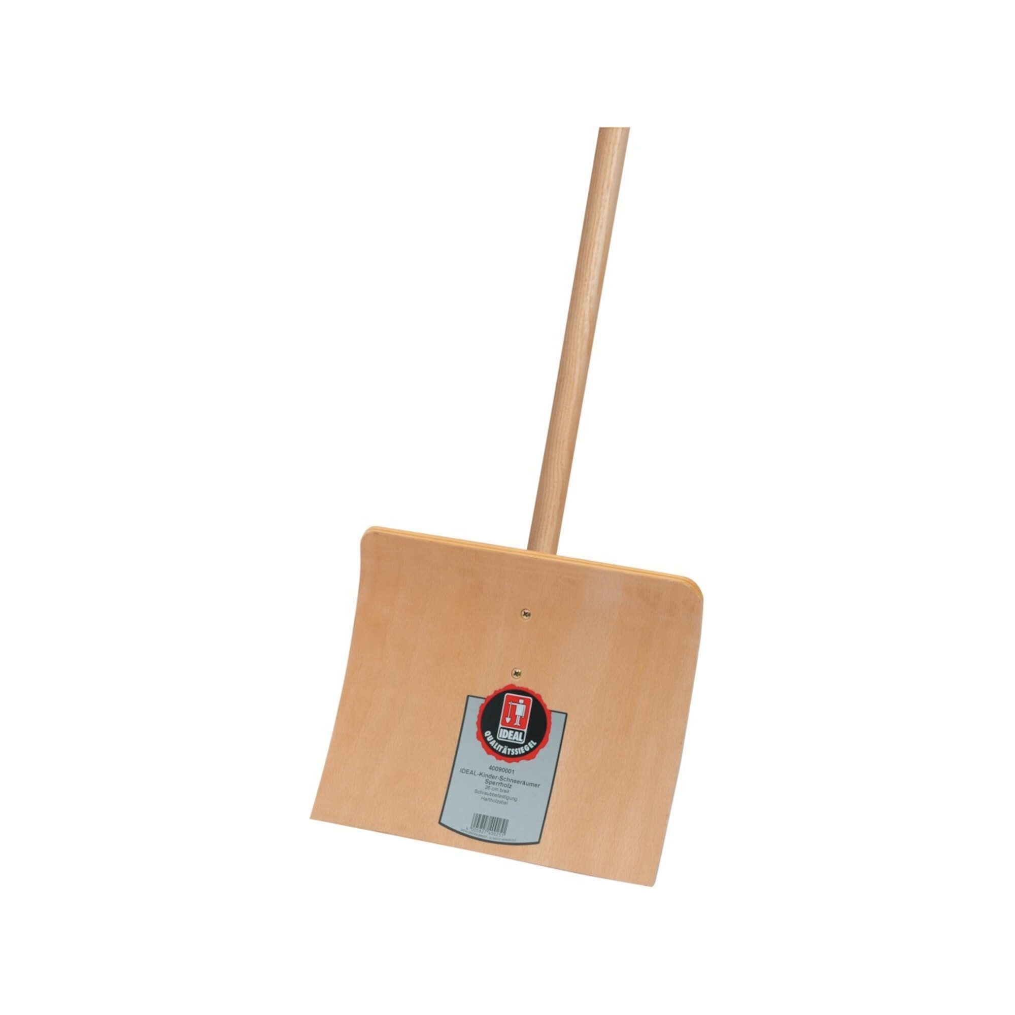 Ideal Schneeschieber Ideal Kinder-Schneeschieber Holz mit Stiel