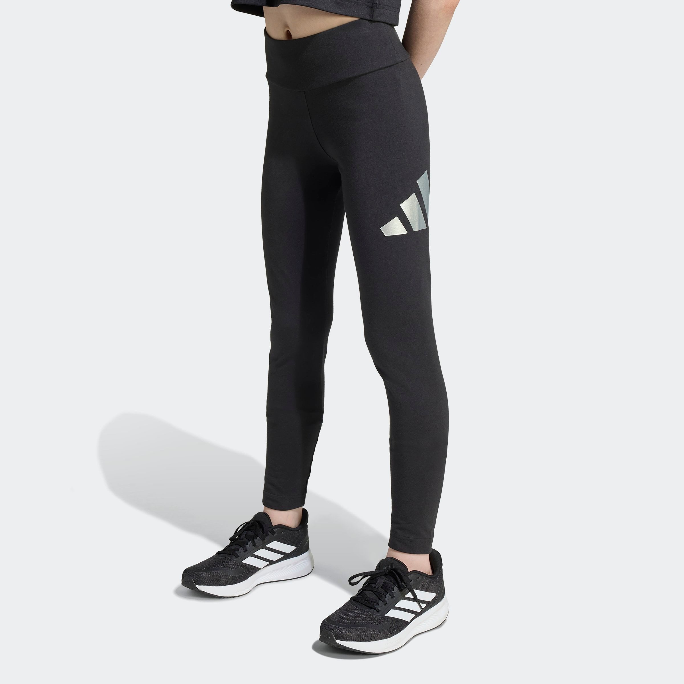 adidas Sportswear Leggings JG LEG für Kinder, sportlicher Stil, ohne Verschluss, aus Baumwolle