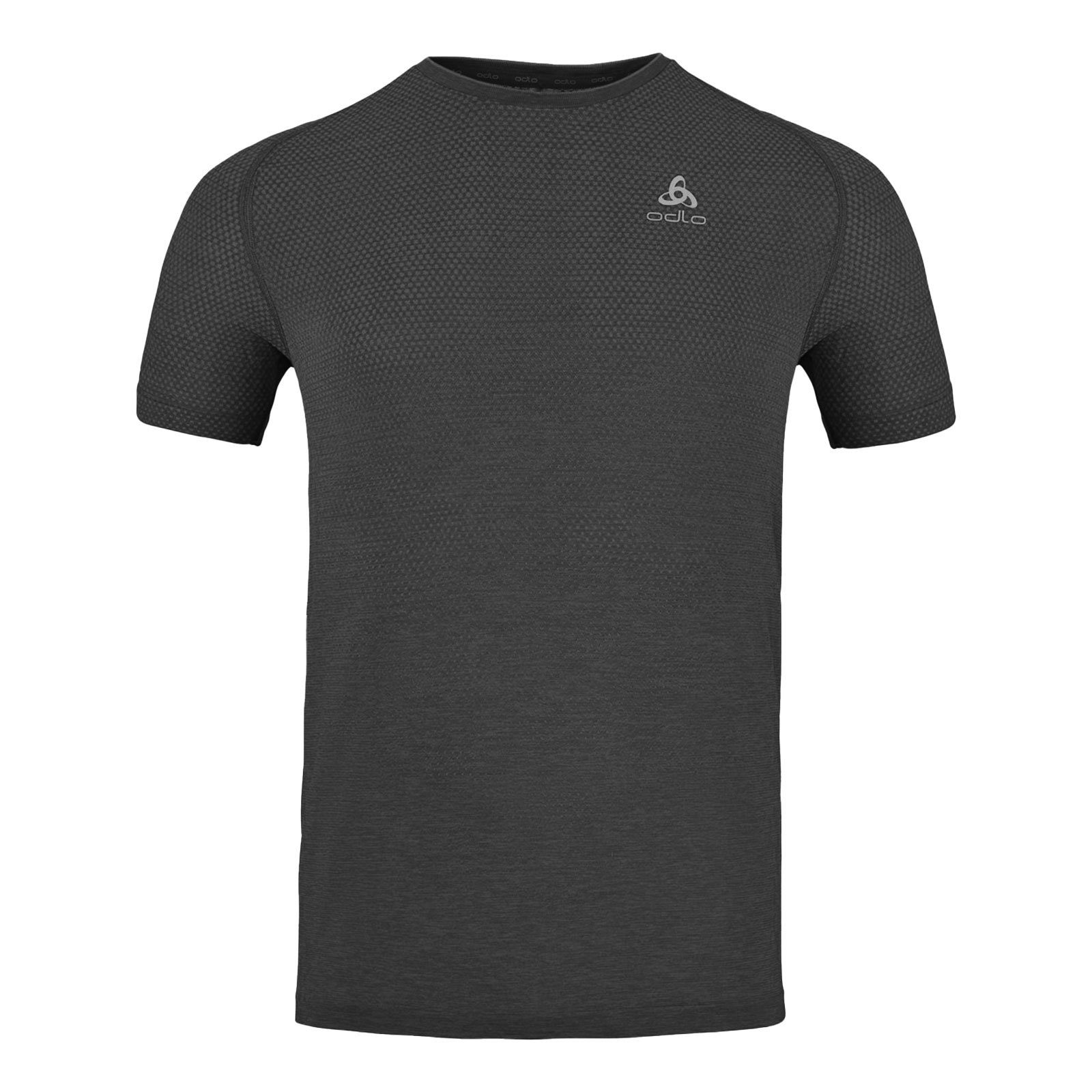 Odlo Laufshirt Essentials Seamless mit Logo auf der Brust