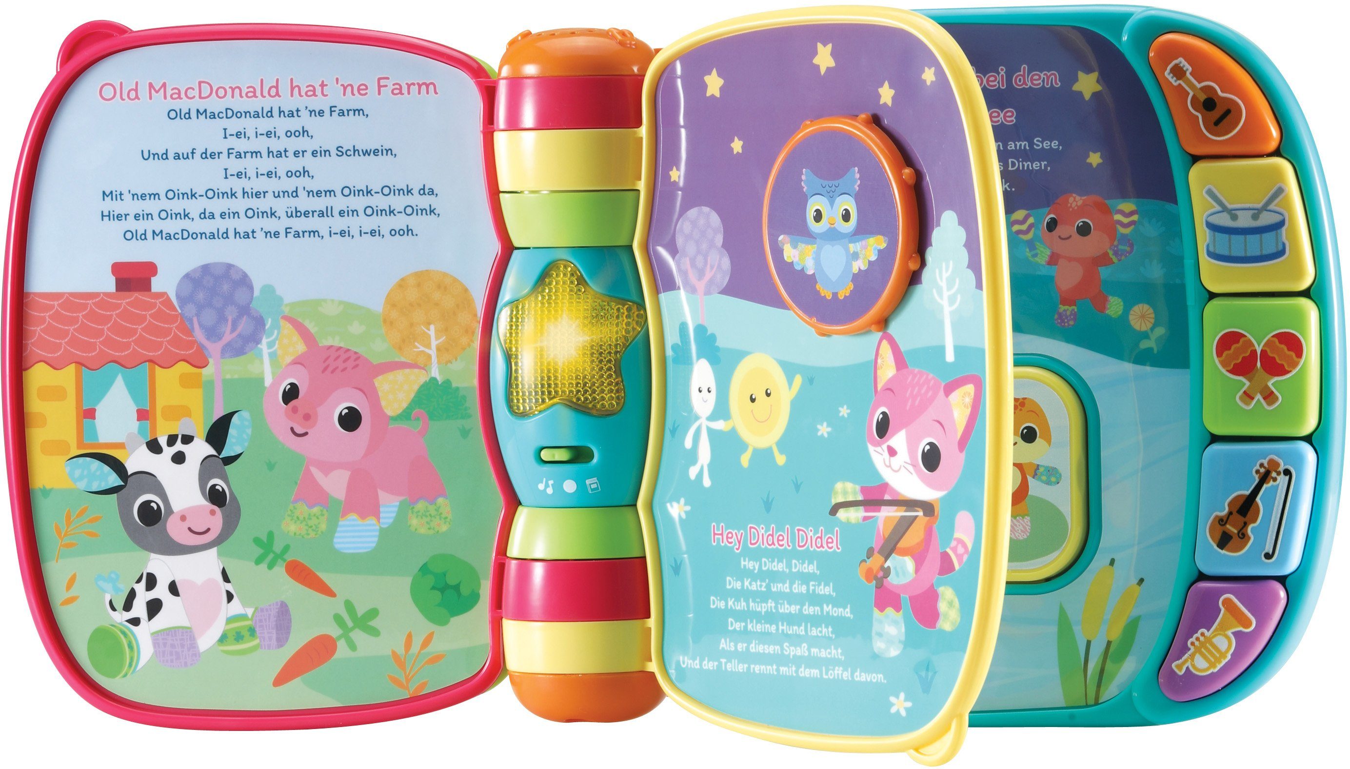 Vtech® Kinderbuch VTechBaby, Mein erstes Liederbuch, mit Licht und Sound
