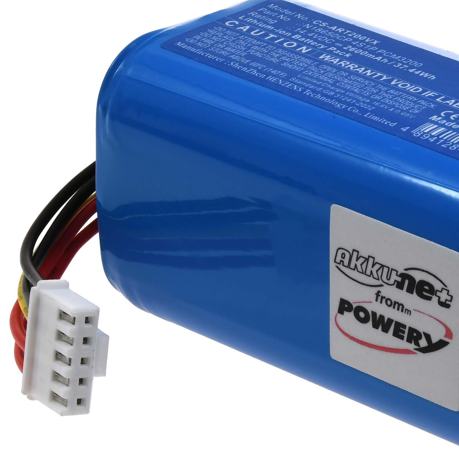 Powery Akku für Airrobo Typ 4S1P PCM3200 Staubsauger-Akku 2600 mAh (14.4 V)