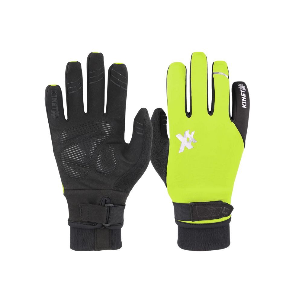 Kinetixx Fahrradhandschuhe Sportliche Winter-Radhandschuhe Laurin, KinetiXx (in schwarz oder gelb) Anatomische Passform, Grip, Atmungsaktiv, Kälteschutz, Winddicht