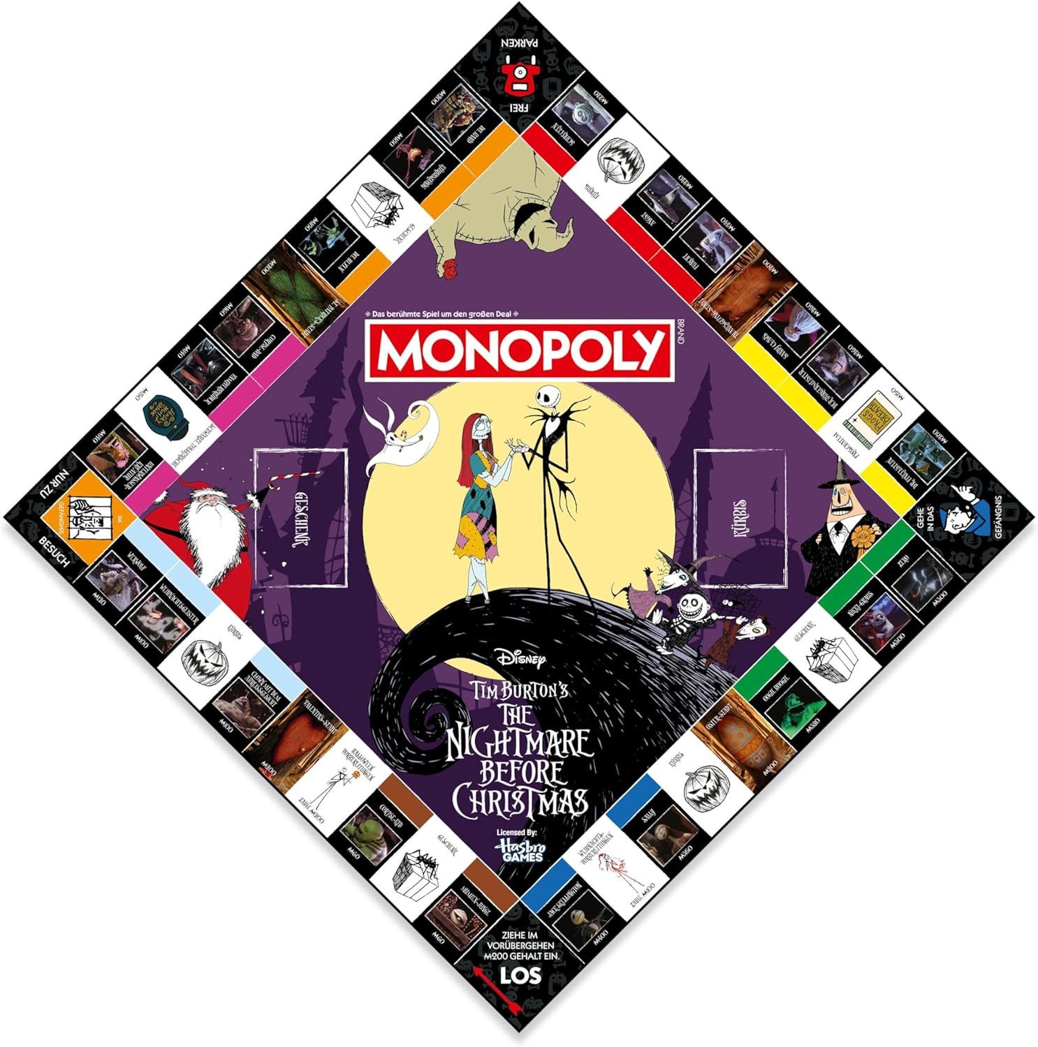 Winning Moves Spiel Monopoly Nightmare before Christmas, Brettspiel