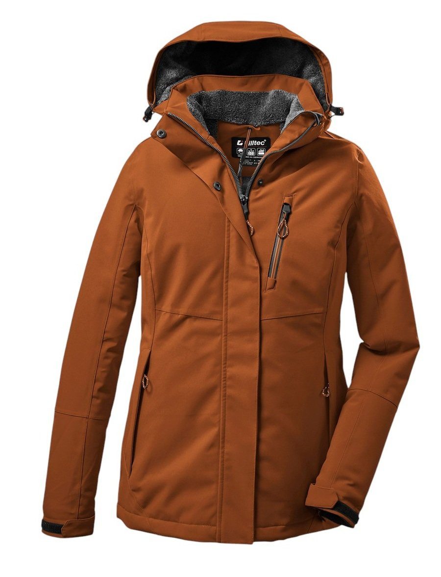 Killtec Winterjacke KOW 140 mit Kapuze (wasser- und winddicht) zimt braun D günstig online kaufen