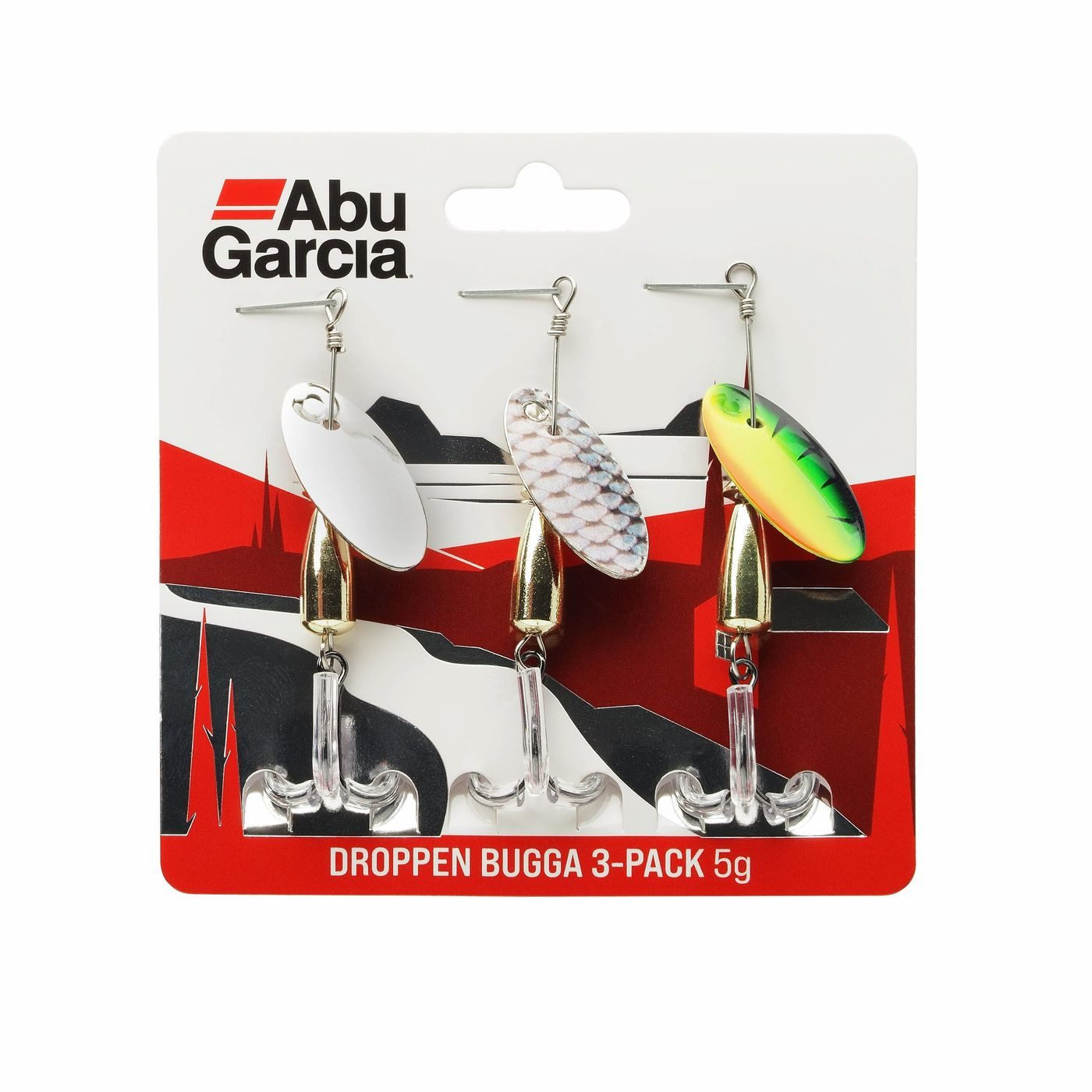 Kunstköder Abu Garcia Droppen Bugga 3-Pack - 3 Spinner im Set