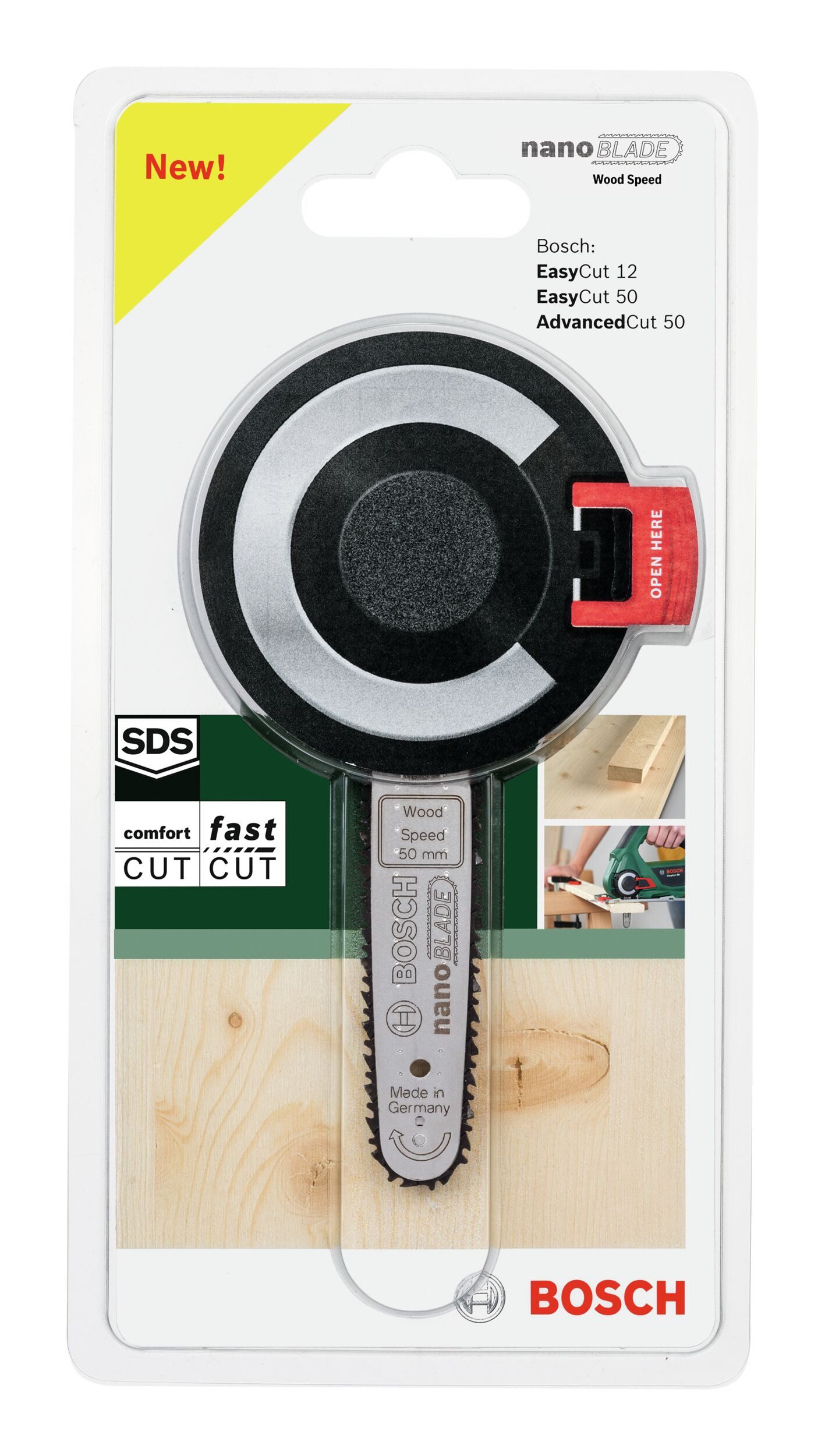 BOSCH Säbelsägeblatt, NanoBLADE Wood Speed 50