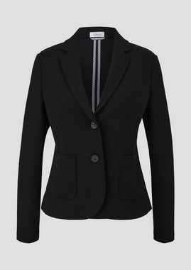 s.Oliver Jackenblazer Blazer aus strukturiertem Jersey