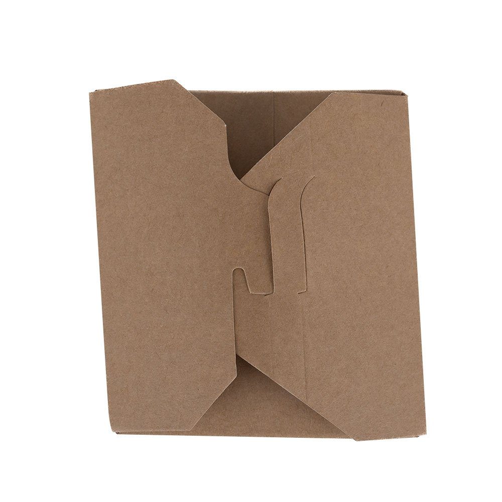 BioPak Pappteller, Take-Away Box Einweg Nudelbox 650x Speisebox 750ml umweltfreundlich
