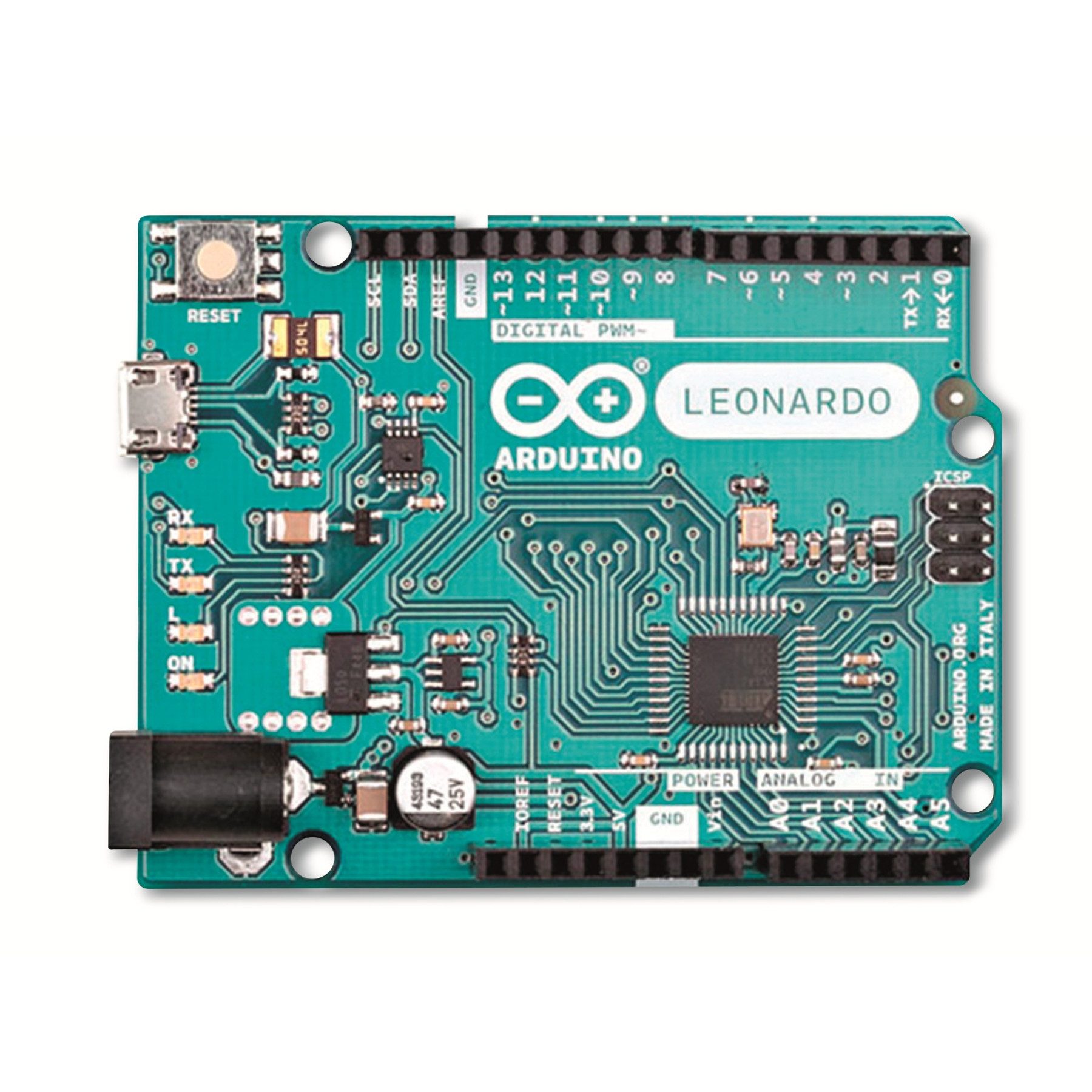 Arduino Roboter-Karte ARDUINO ®, Board Leonardo (with Headers), A000057