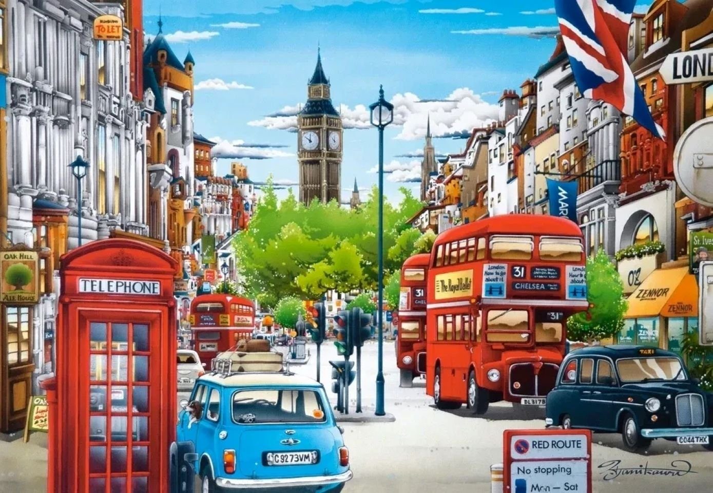 Castorland Puzzle Landschaften Puzzle 1500 Teile, "London", 1500 Puzzleteil günstig online kaufen