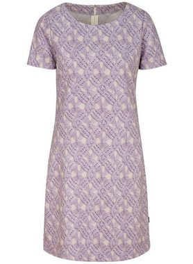 Trigema Jerseykleid TRIGEMA Kleid mit modischem Allover-Print in Strickoptik (1-tlg)