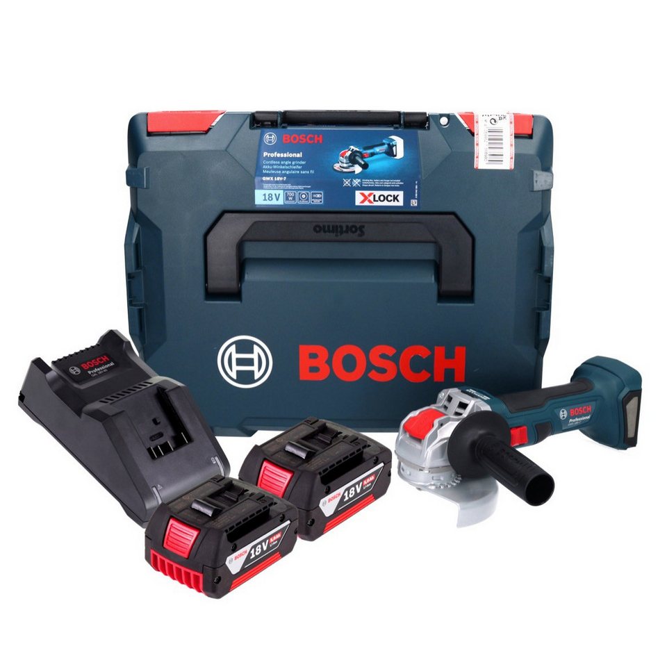 Thumbnail - Bosch Professional Winkelschleifer GWX 18V-7 Professional Akku Winkelschleifer 18 V 125 mm Brushless X-L