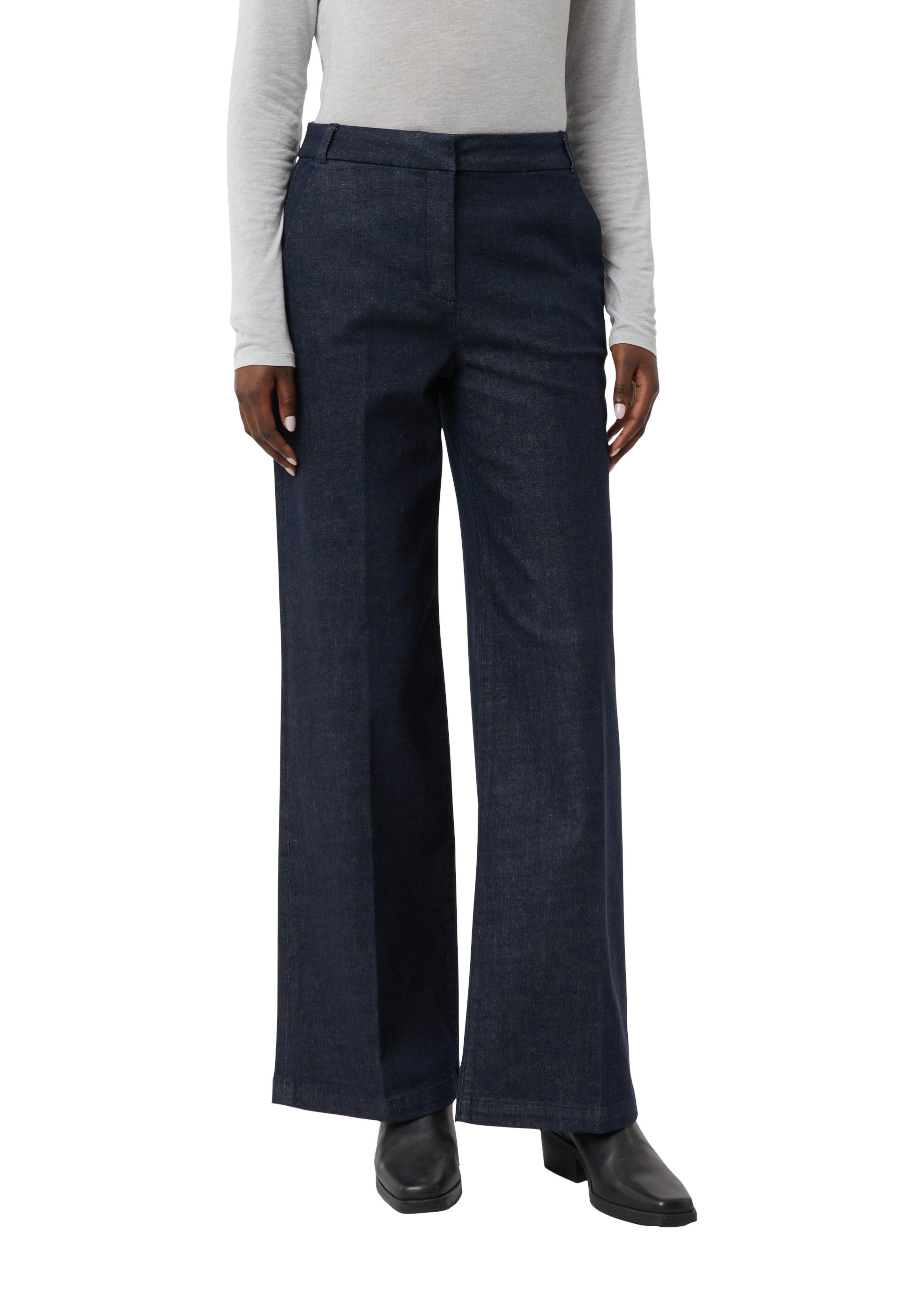 comma Caprihose mit weitem Bein günstig online kaufen