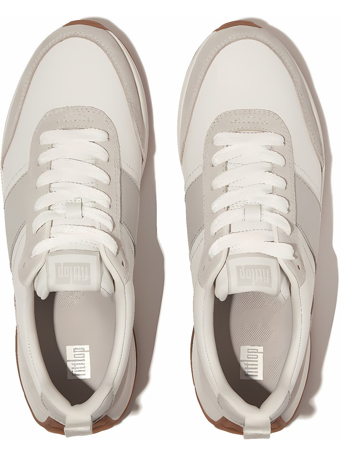 Fitflop F-Mode Flow Sneaker - Leather Sneaker