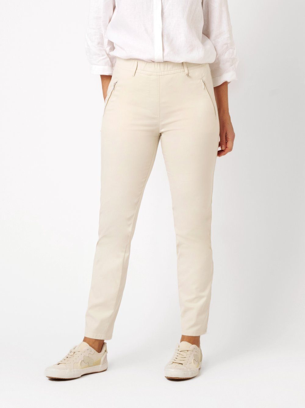 Relaxed by TONI Stretch-Hose Alice Slim 7/8 mit Zippertaschen