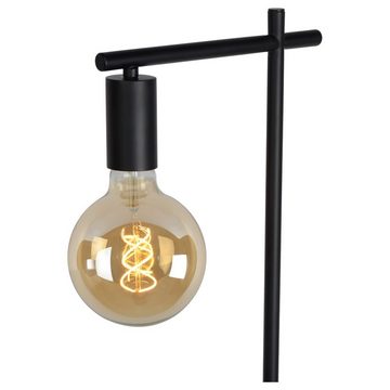 click-licht Stehlampe Stehleuchte Leanne in Schwarz E27, keine Angabe, Leuchtmittel enthalten: Nein, warmweiss, Stehlampe, Standlampe