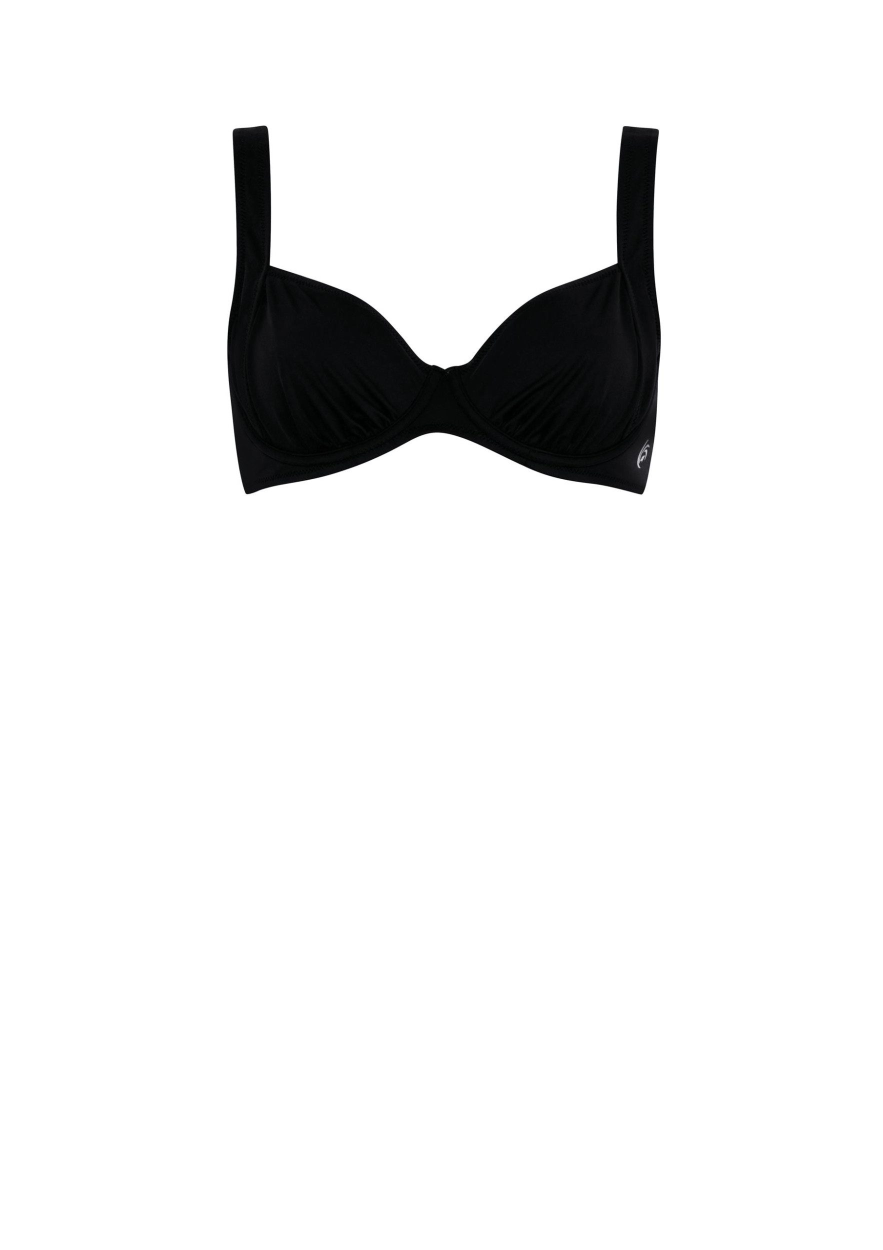 Olympia Bügel-Bikini-Top Mix&Match Bikini Oberteil - schwarz