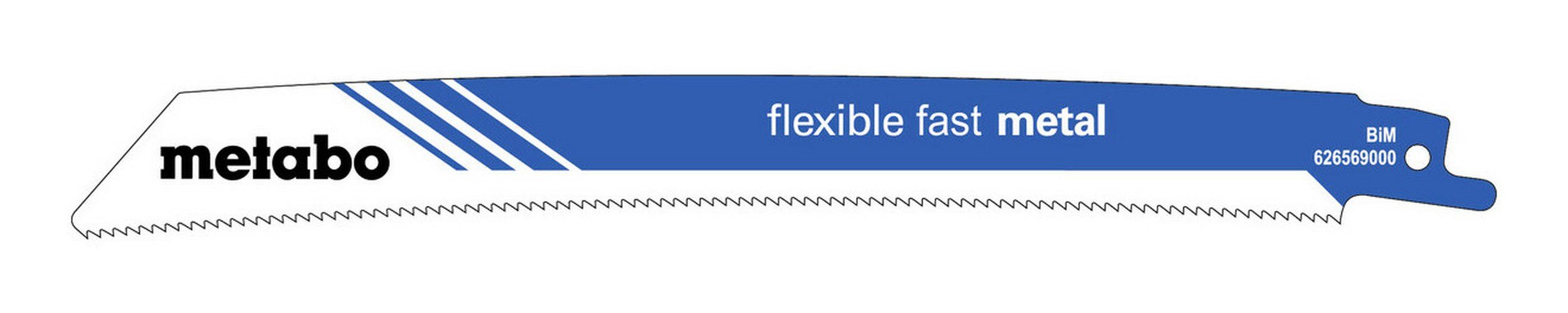 metabo Säbelsägeblatt (5 Stück), Säbelsägeblätter Metall Serie flexible fast 225 x 1,1 mm / 14 TPI