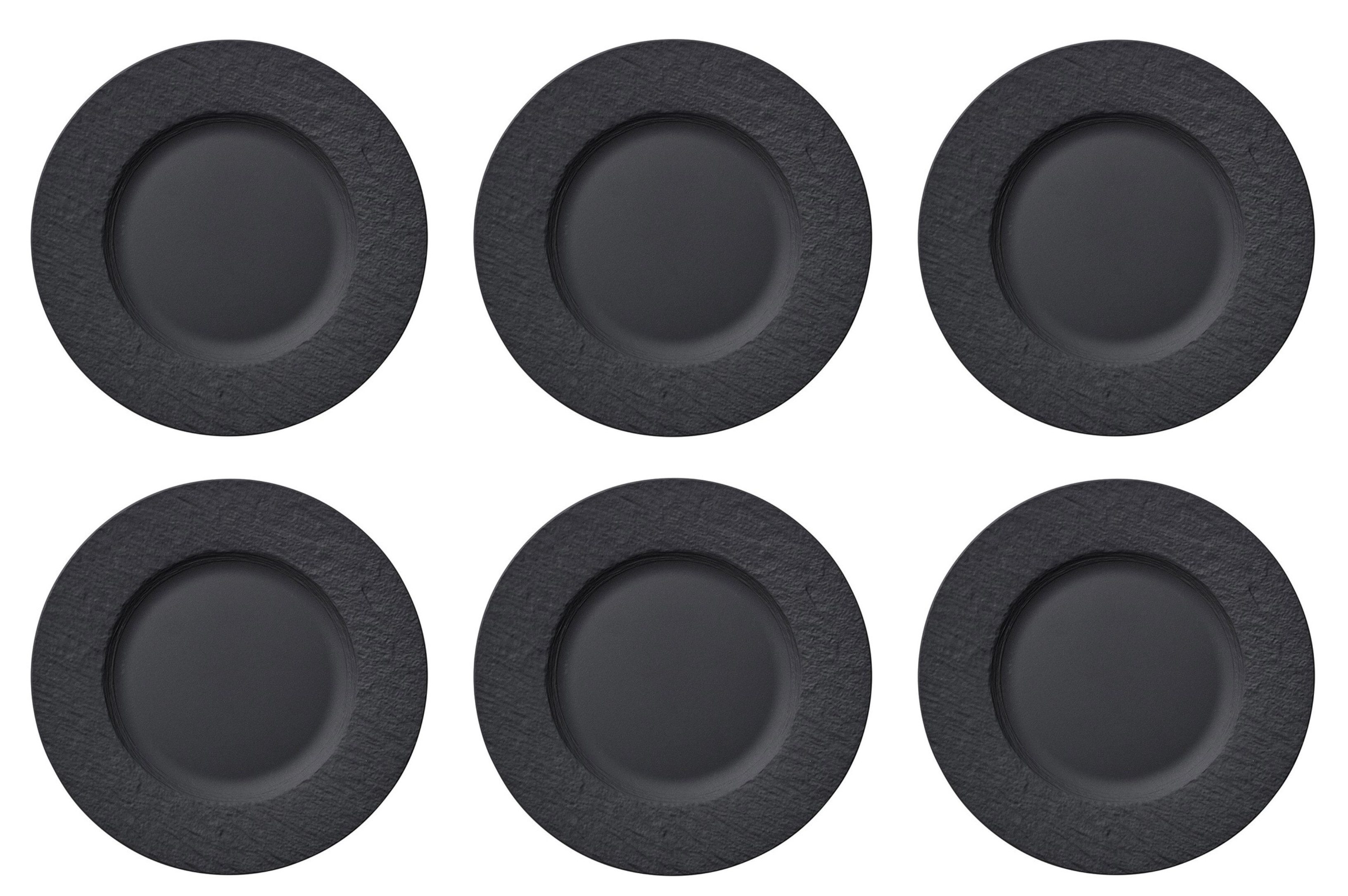 Villeroy & Boch Frühstücksteller Manufacture Rock, Spülmaschinengeeignet