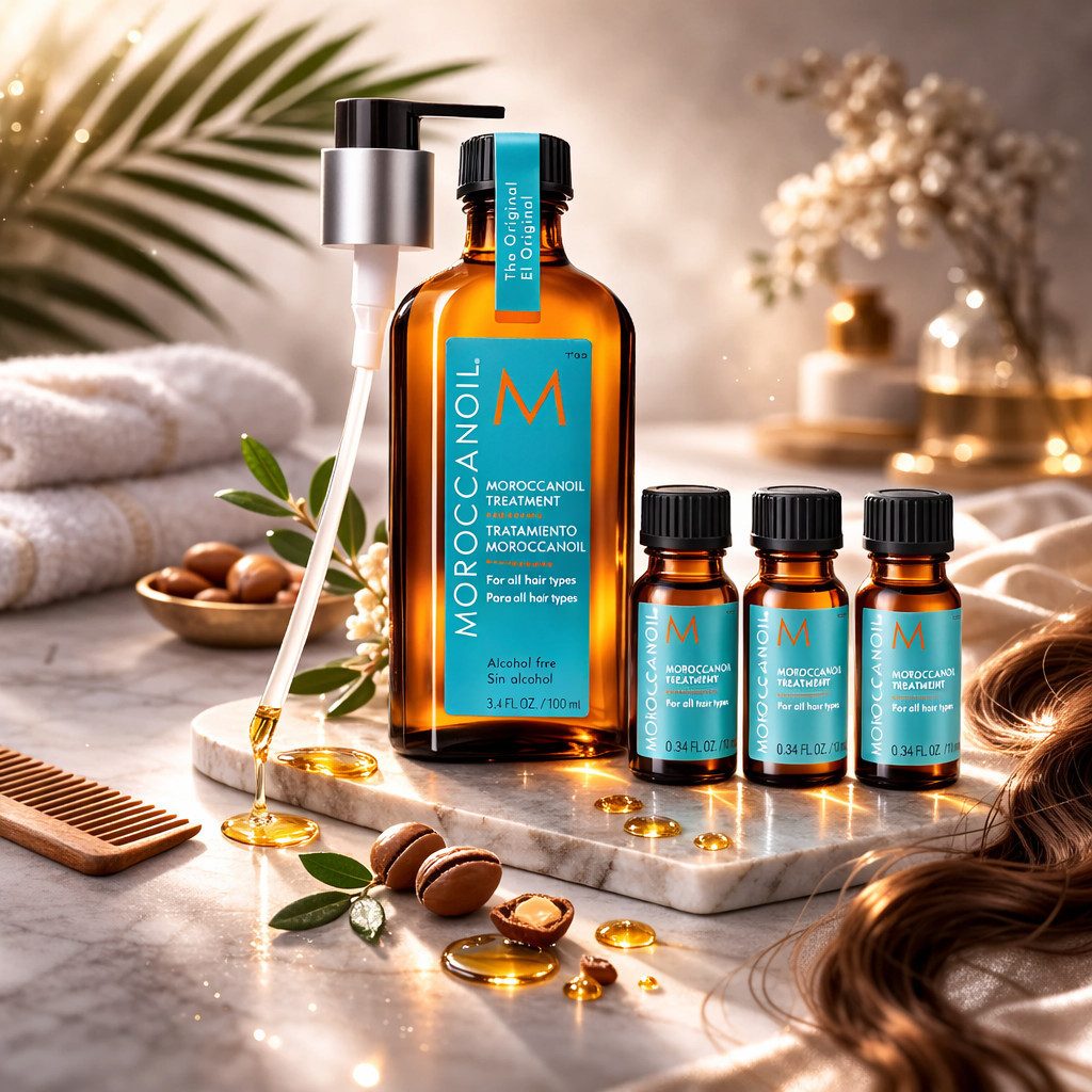 moroccanoil Haaröl Treatment Original 100 ml + 3x 10 ml = 130 ml, Arganöl