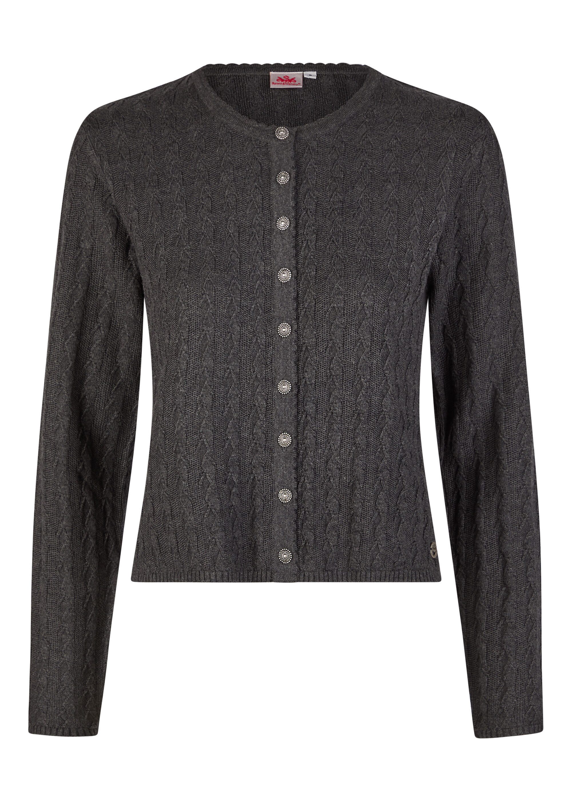 Spieth & Wensky Trachtenstrickjacke Hummeltal (1-tlg) Trachtenjacke mit klassischem Zopfmuster – Bild 2 von 5