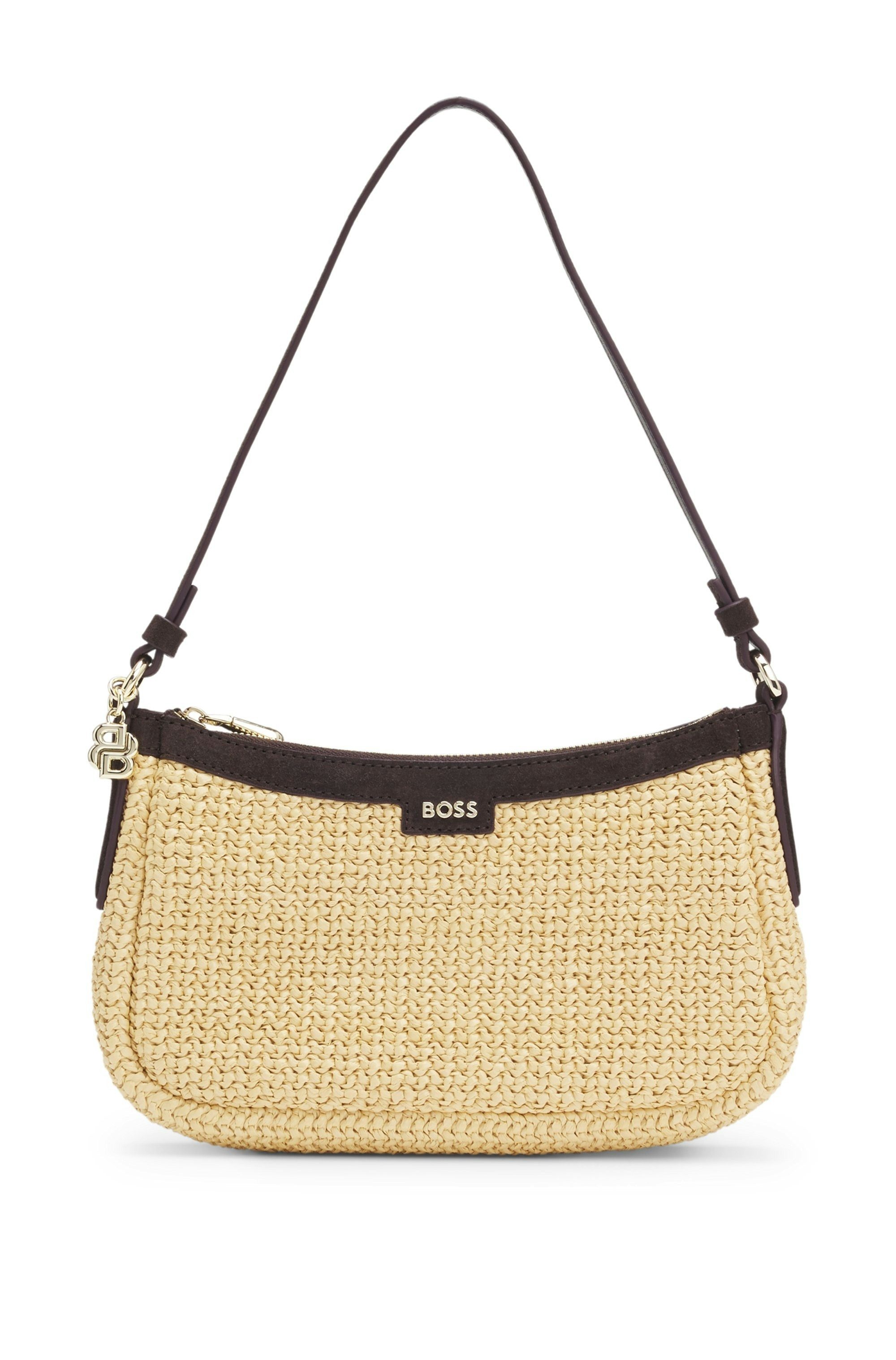 BOSS Schultertasche, Umhängetasche, Damen Handtasche mit verstellbarem Umhängeriemen