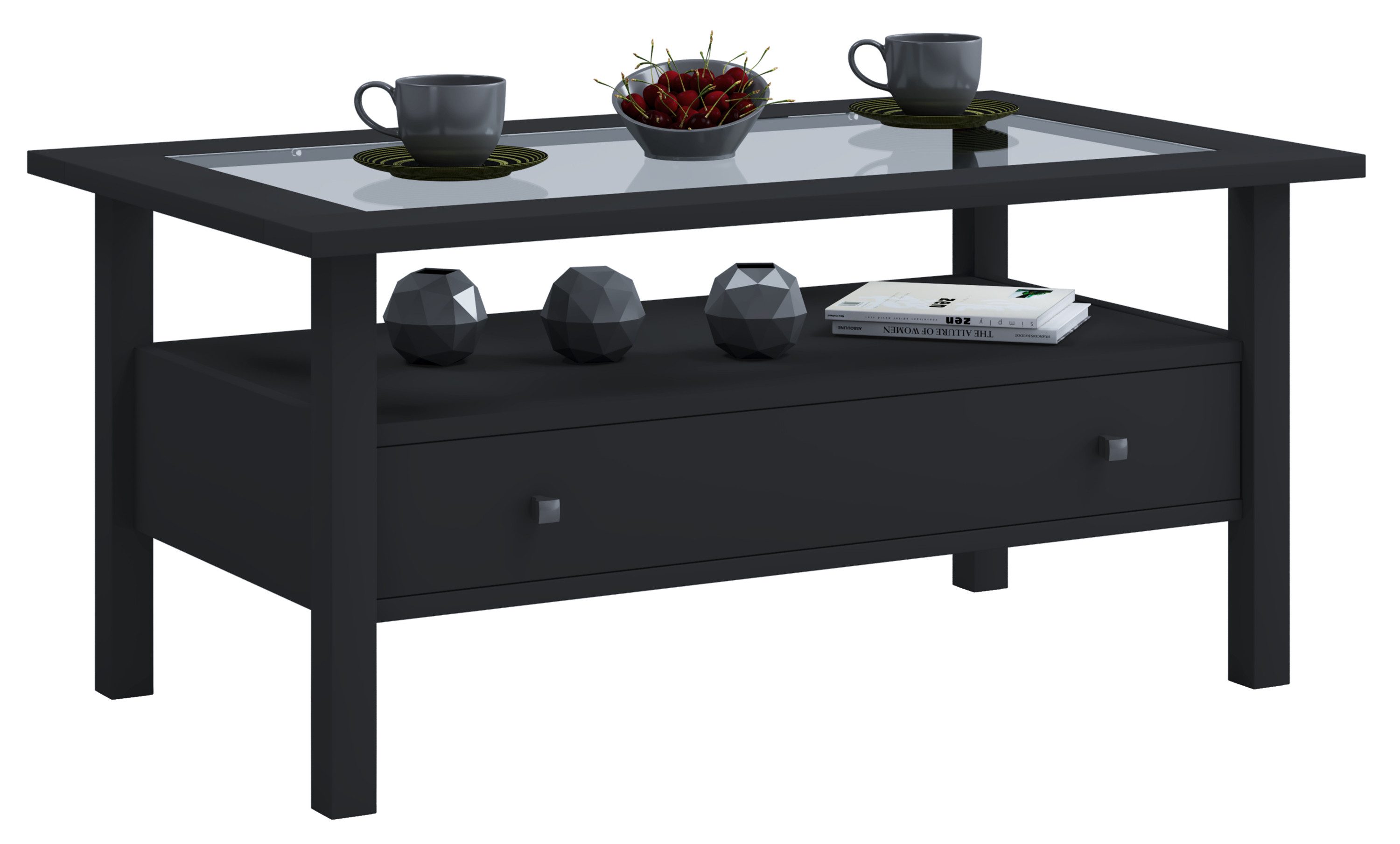 VCM Couchtisch Holz Sofatisch Couchtisch Schublade günstig online kaufen